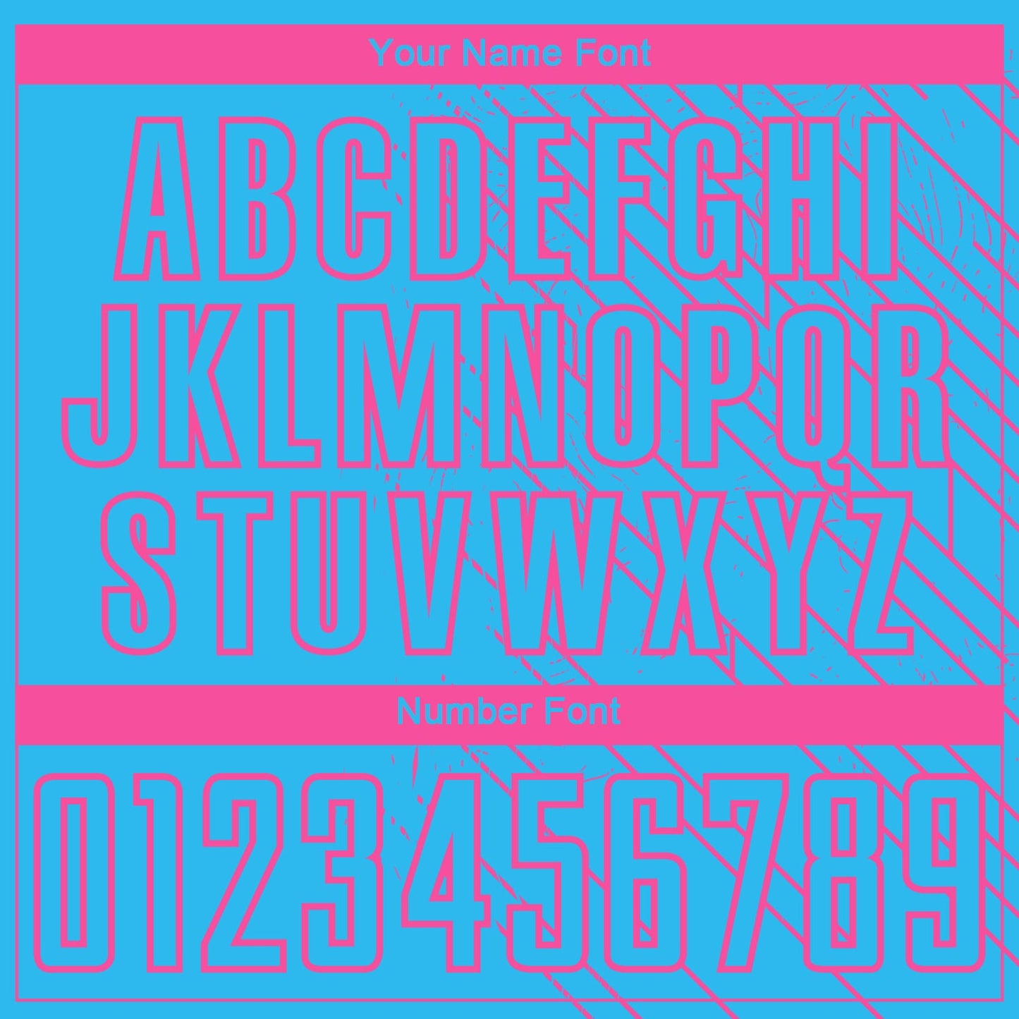 Custom Sky Blue Pink Lines Sublimation Soccer Uniform Jersey - Sky-Custom