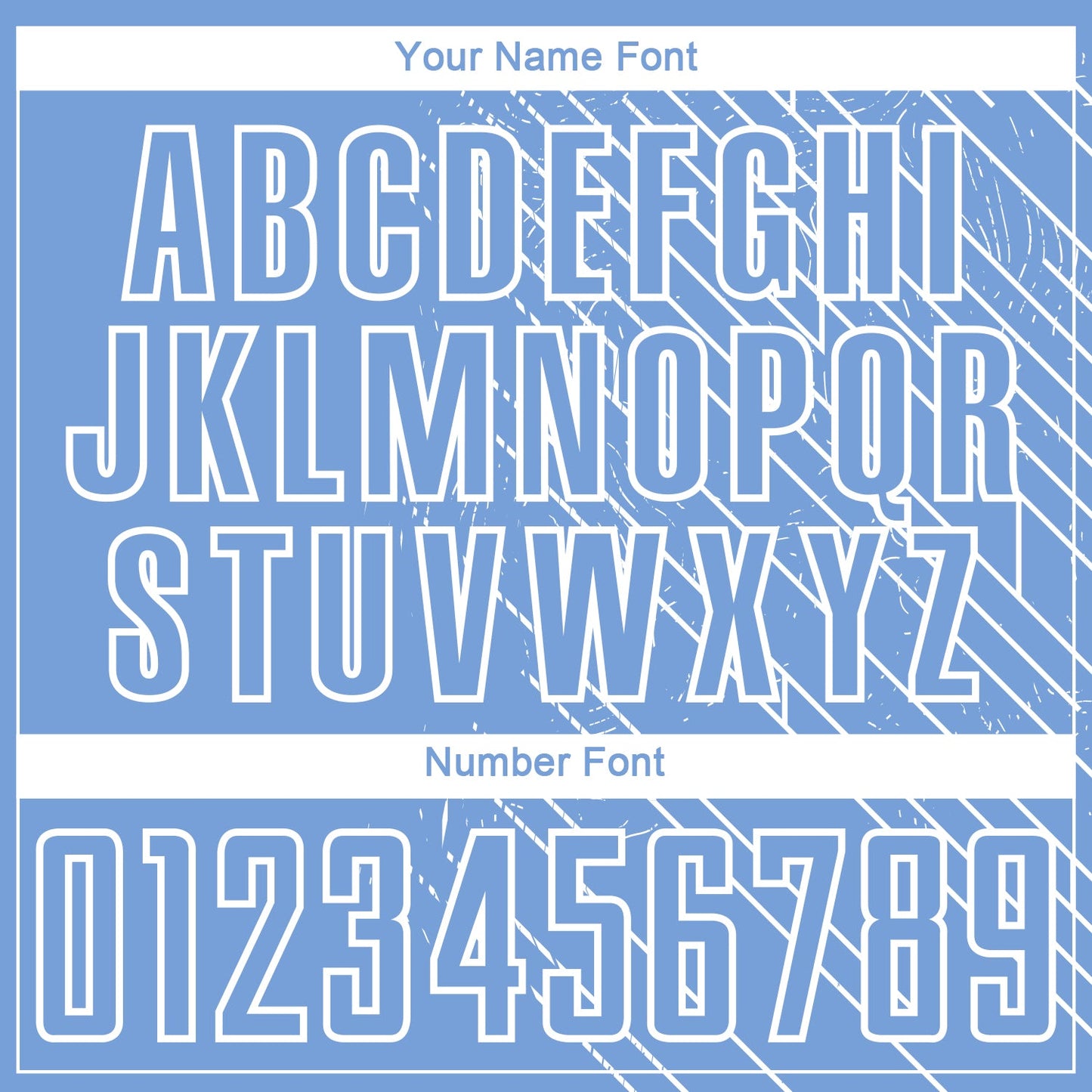 Custom Light Blue White Lines Sublimation Soccer Uniform Jersey - Sky-Custom