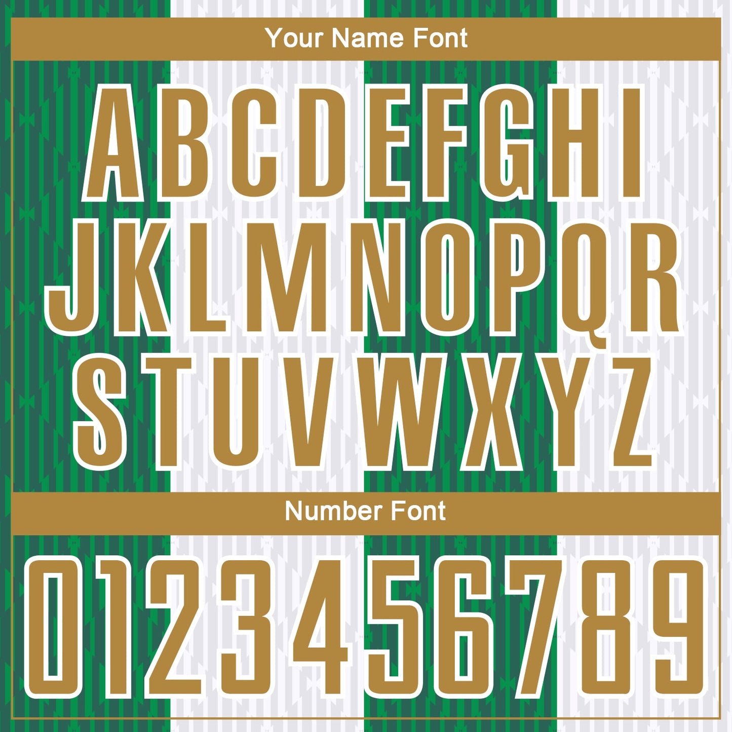 Custom White Old Gold-Kelly Green Sublimation Soccer Uniform Jersey - Sky-Custom