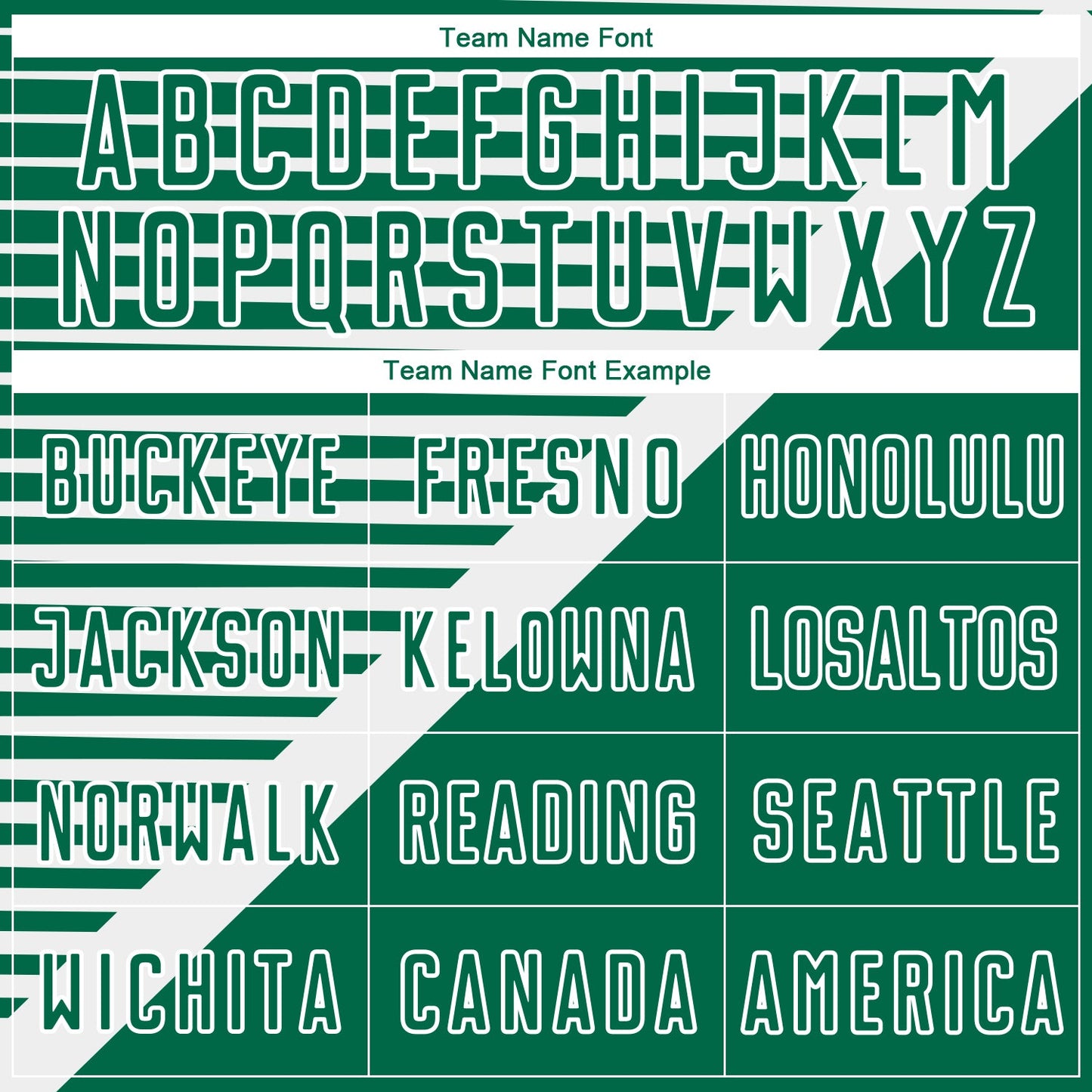 Custom Kelly Green White Stripes Sublimation Soccer Uniform Jersey - Sky-Custom