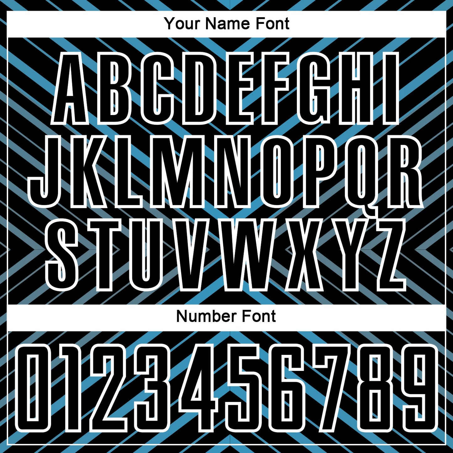 Custom Black Panther Blue-White Stripes Sublimation Soccer Uniform Jersey - Sky-Custom