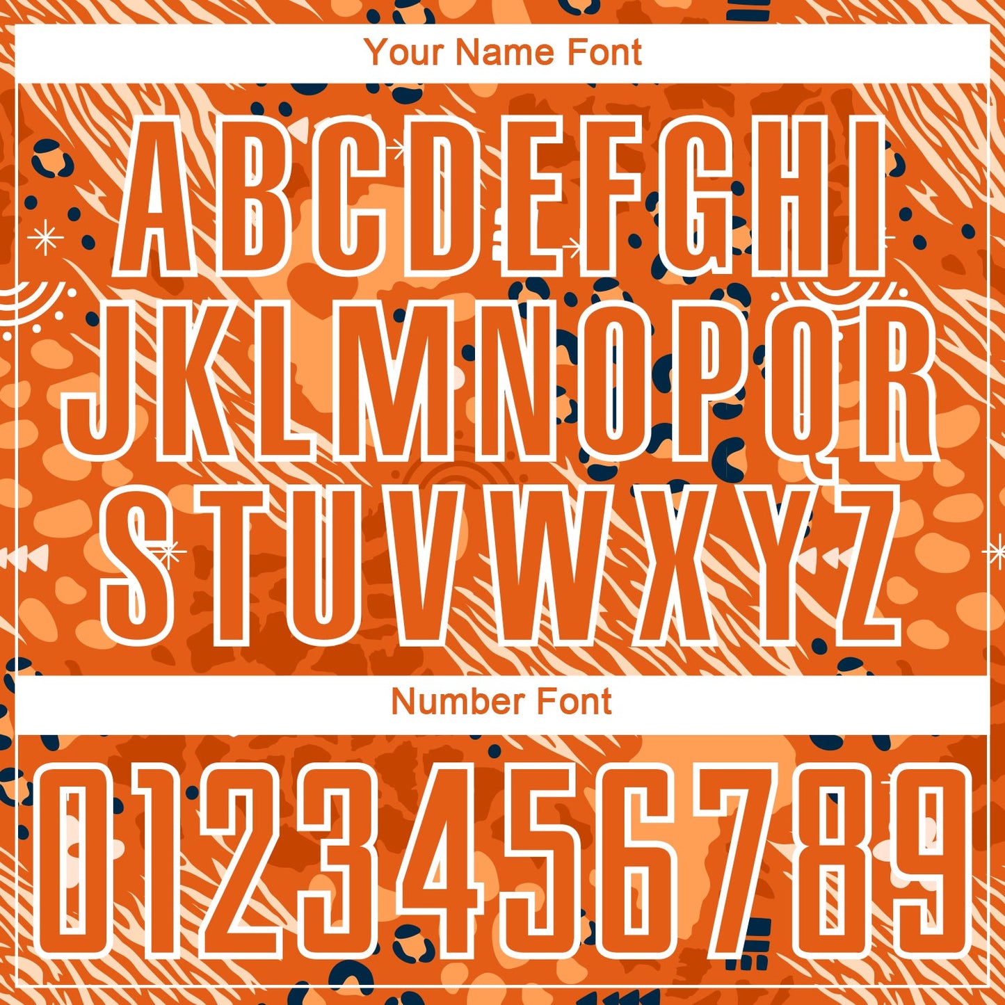 Custom Orange Bay Orange-Black African Pattern Sublimation Soccer Uniform Jersey - Sky-Custom