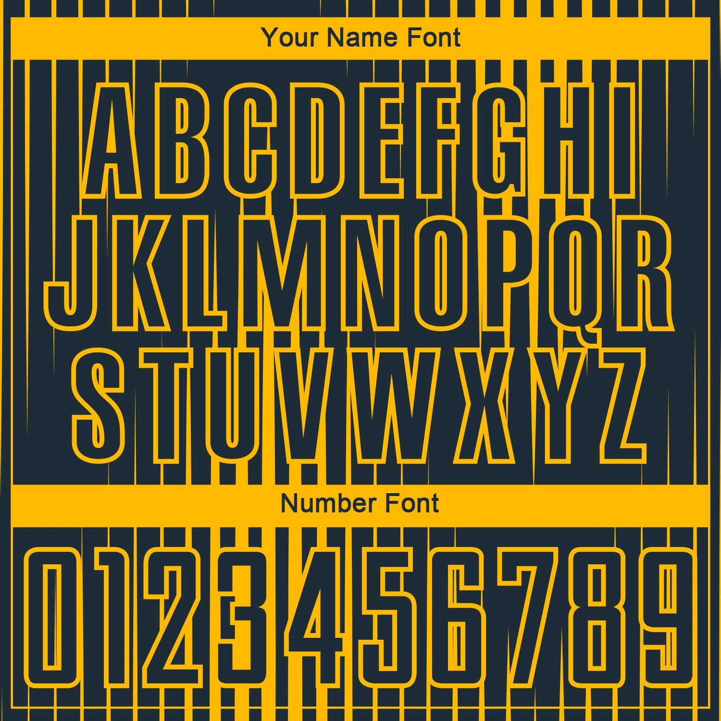 Custom Navy Gold Lines Sublimation Soccer Uniform Jersey - Sky-Custom