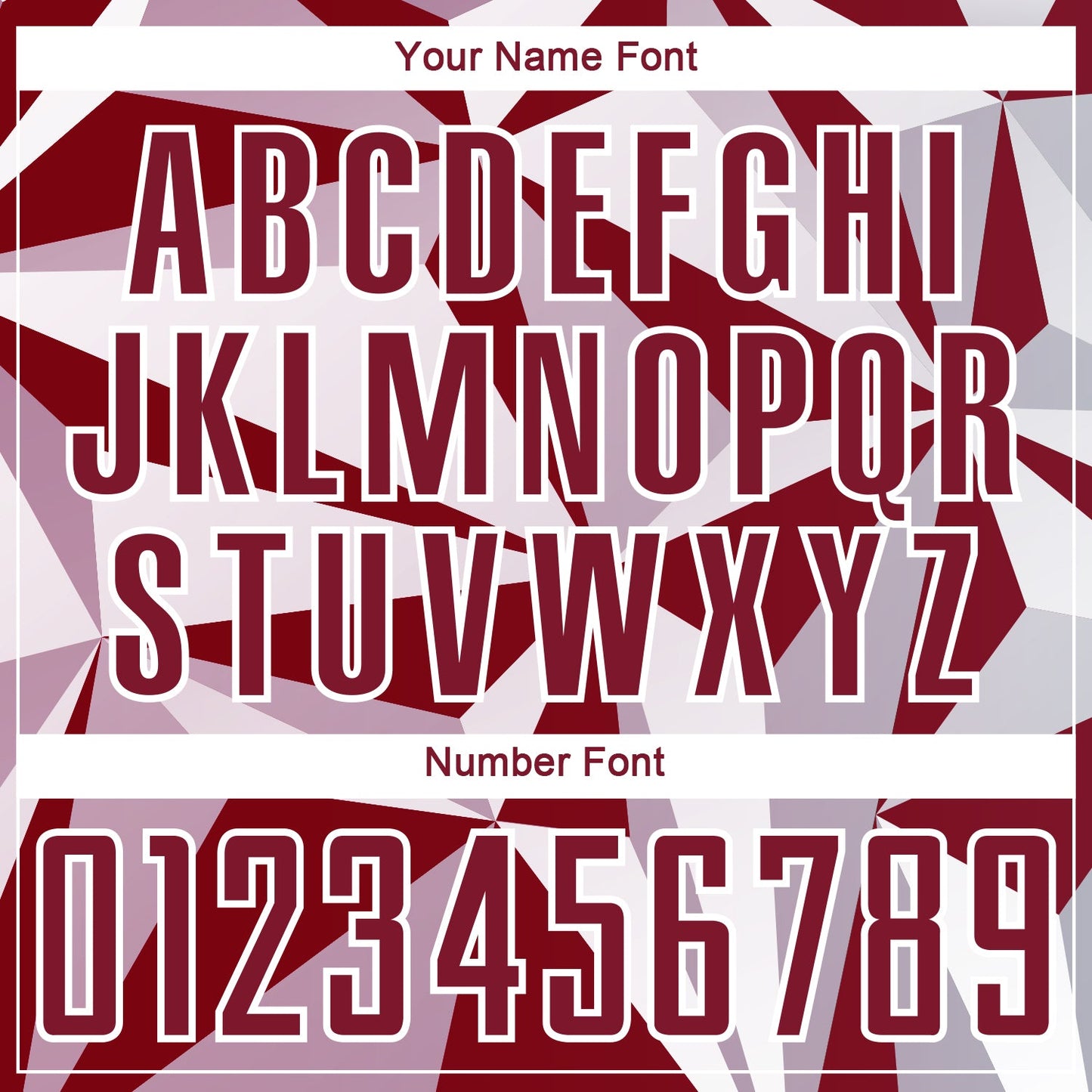 Custom Crimson White Geometric Pattern Sublimation Soccer Uniform Jersey - Sky-Custom