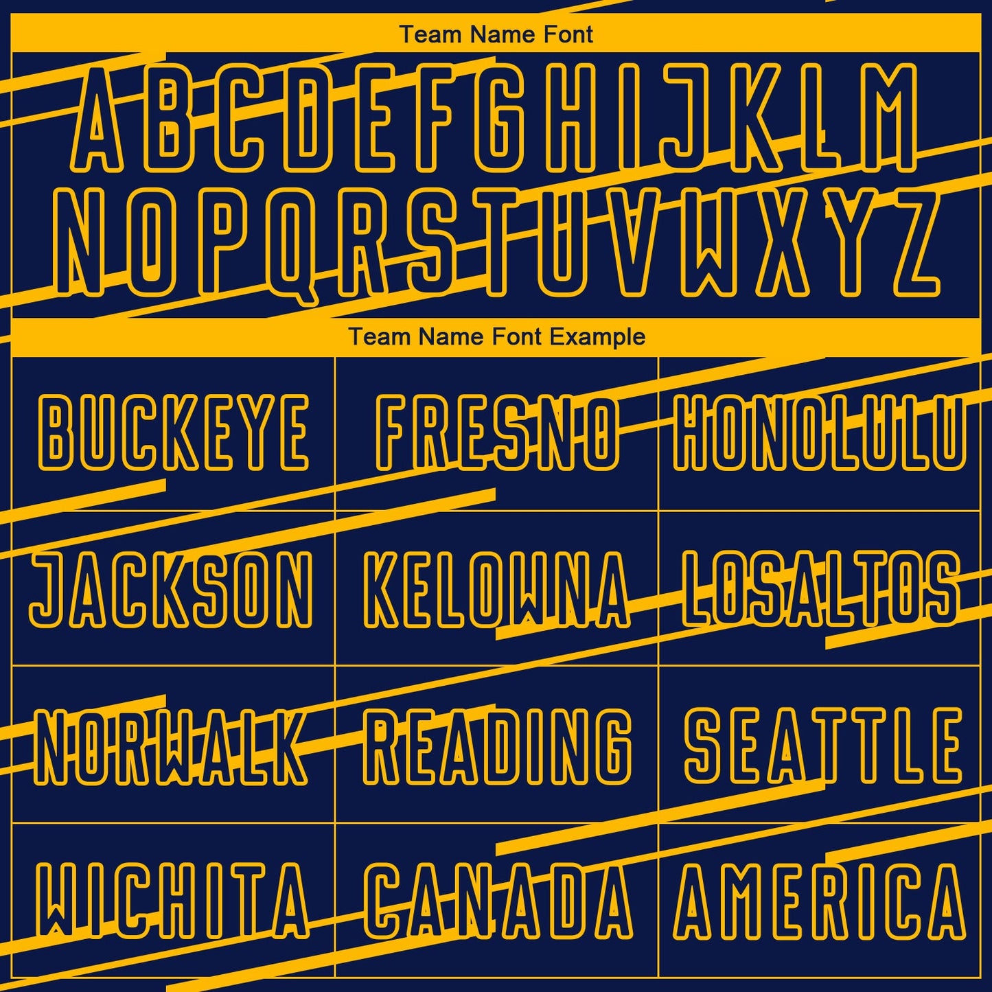 Custom Navy Yellow Lines Sublimation Soccer Uniform Jersey - Sky-Custom