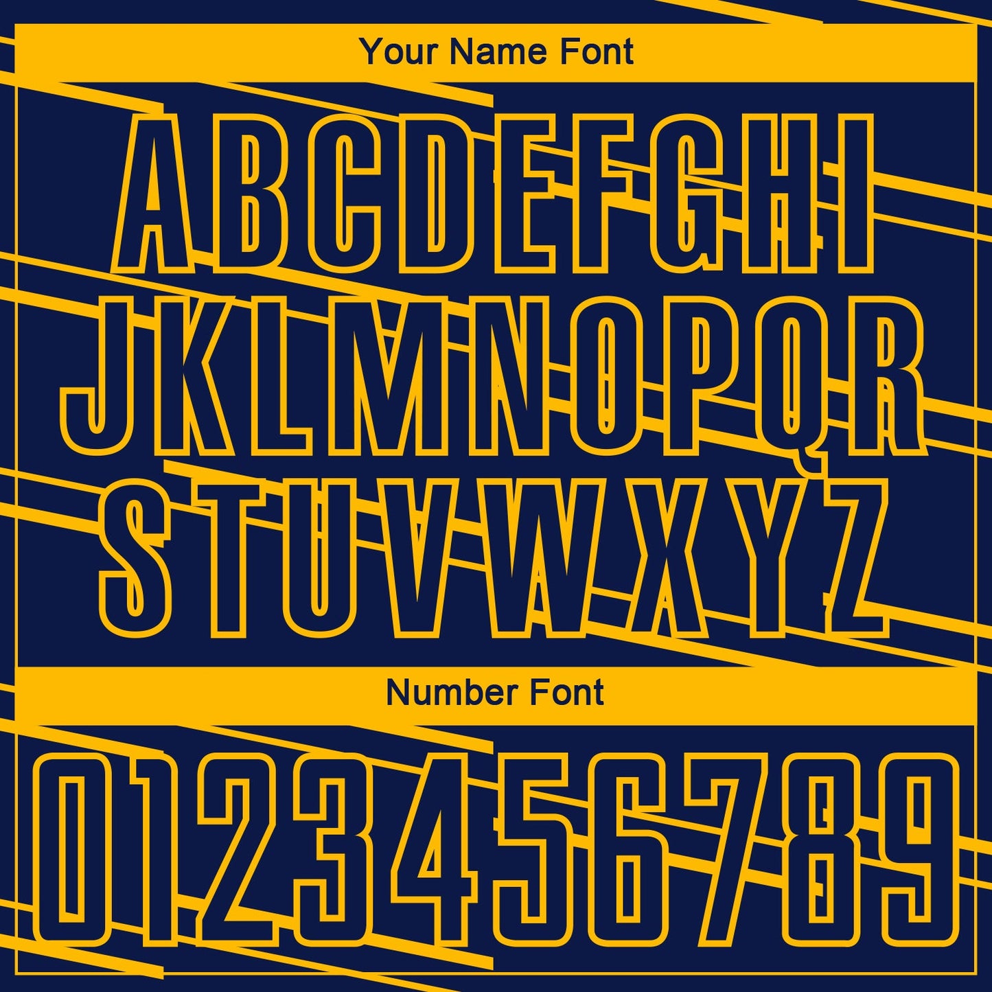 Custom Navy Yellow Lines Sublimation Soccer Uniform Jersey - Sky-Custom