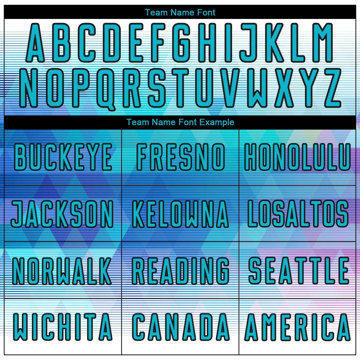 Custom Teal White Geometric Triangle Sublimation Soccer Uniform Jersey - Sky-Custom