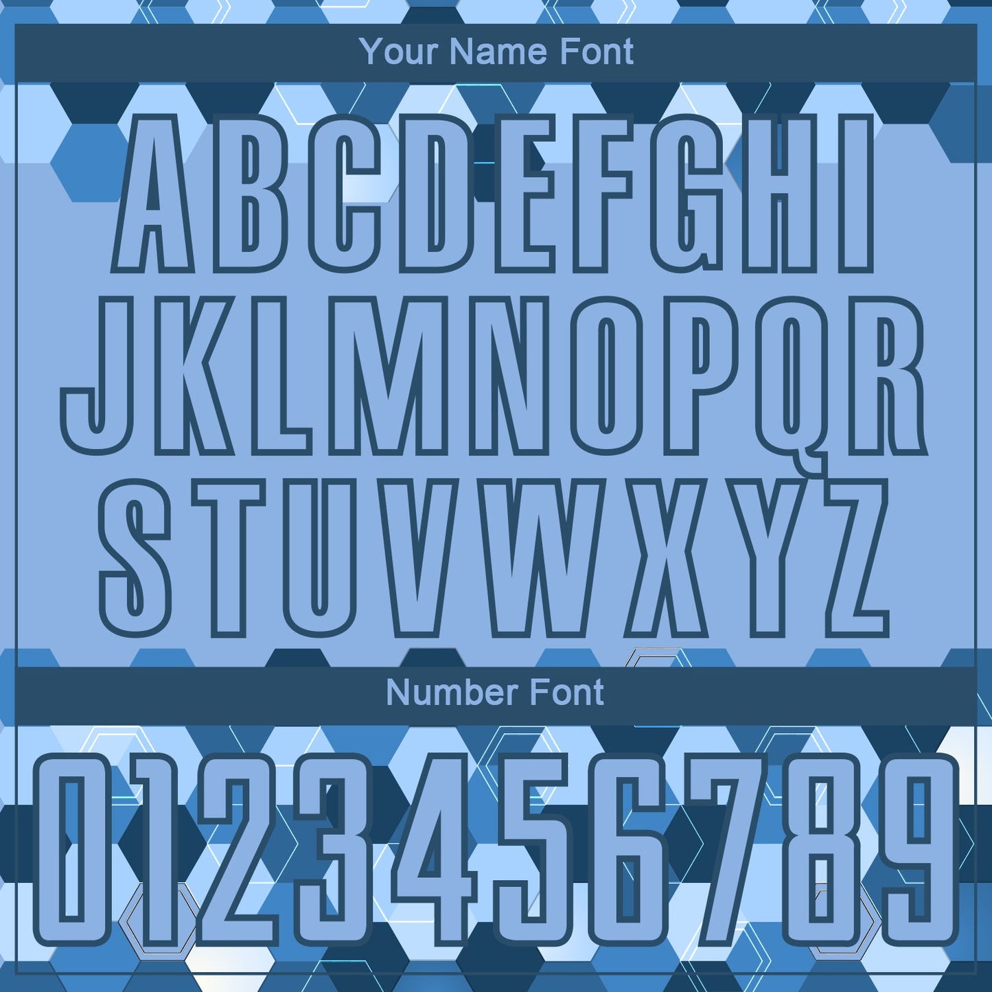 Custom Light Blue Black Geometric Shapes Sublimation Soccer Uniform Jersey - Sky-Custom