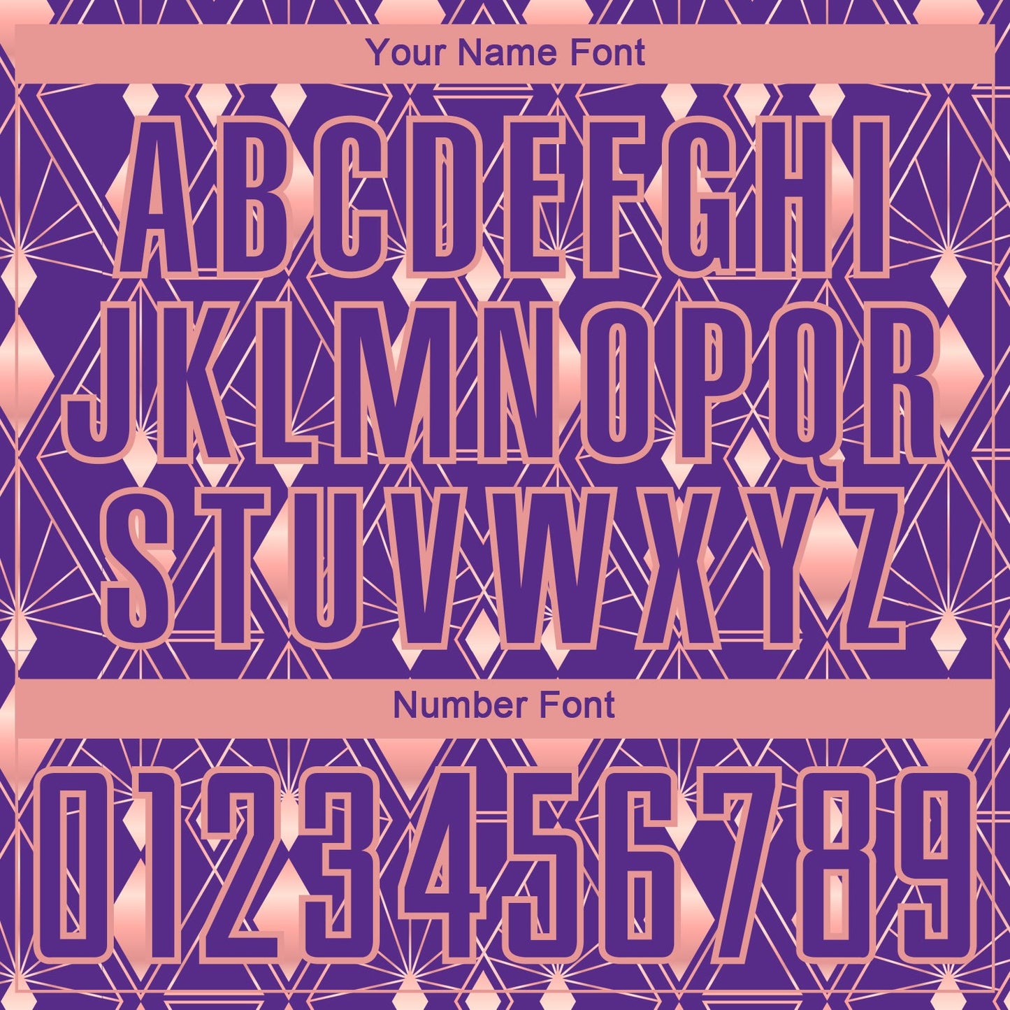 Custom Purple Light Pink Geometric Shapes Sublimation Soccer Uniform Jersey - Sky-Custom