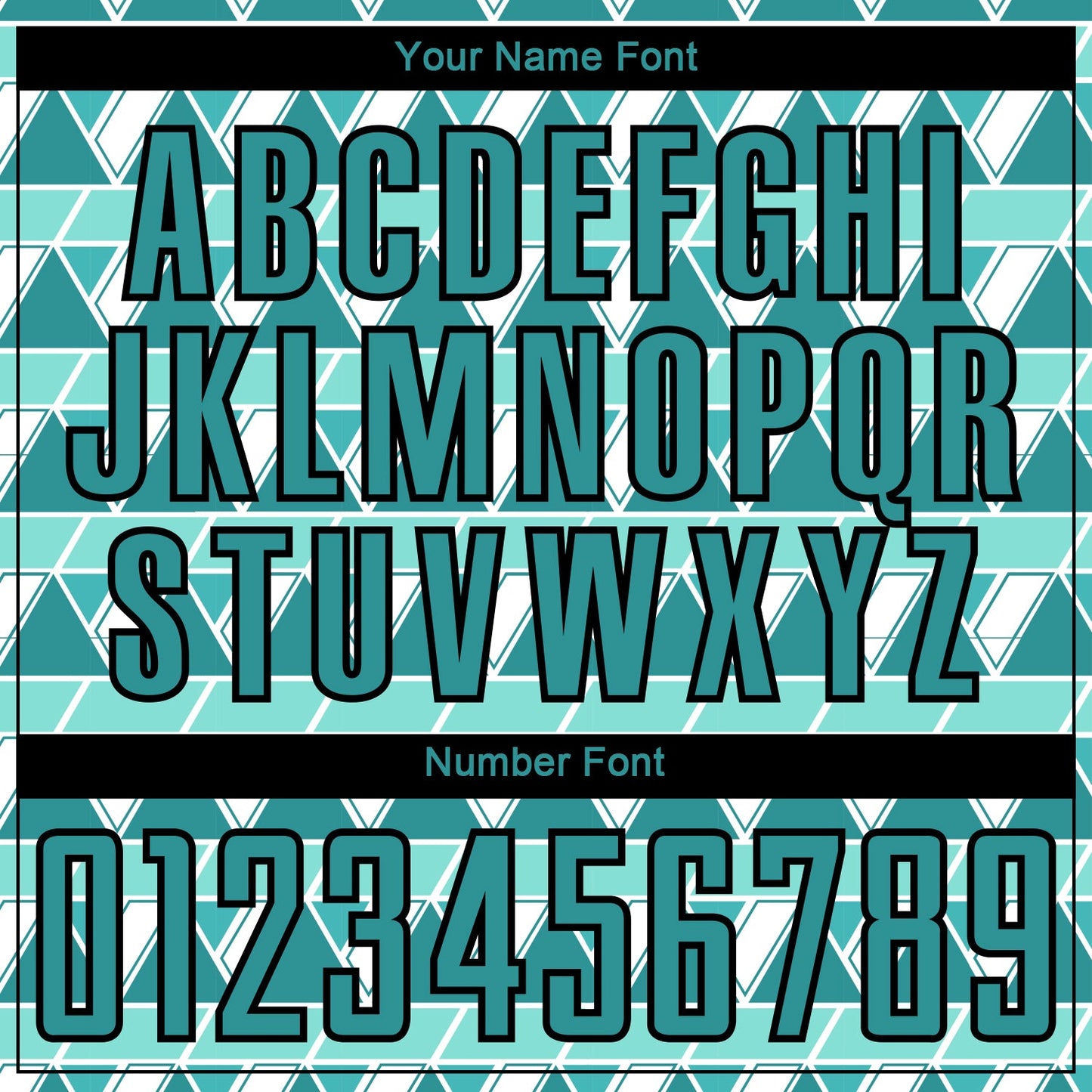 Custom Teal White-Black Geometric Shapes Sublimation Soccer Uniform Jersey - Sky-Custom