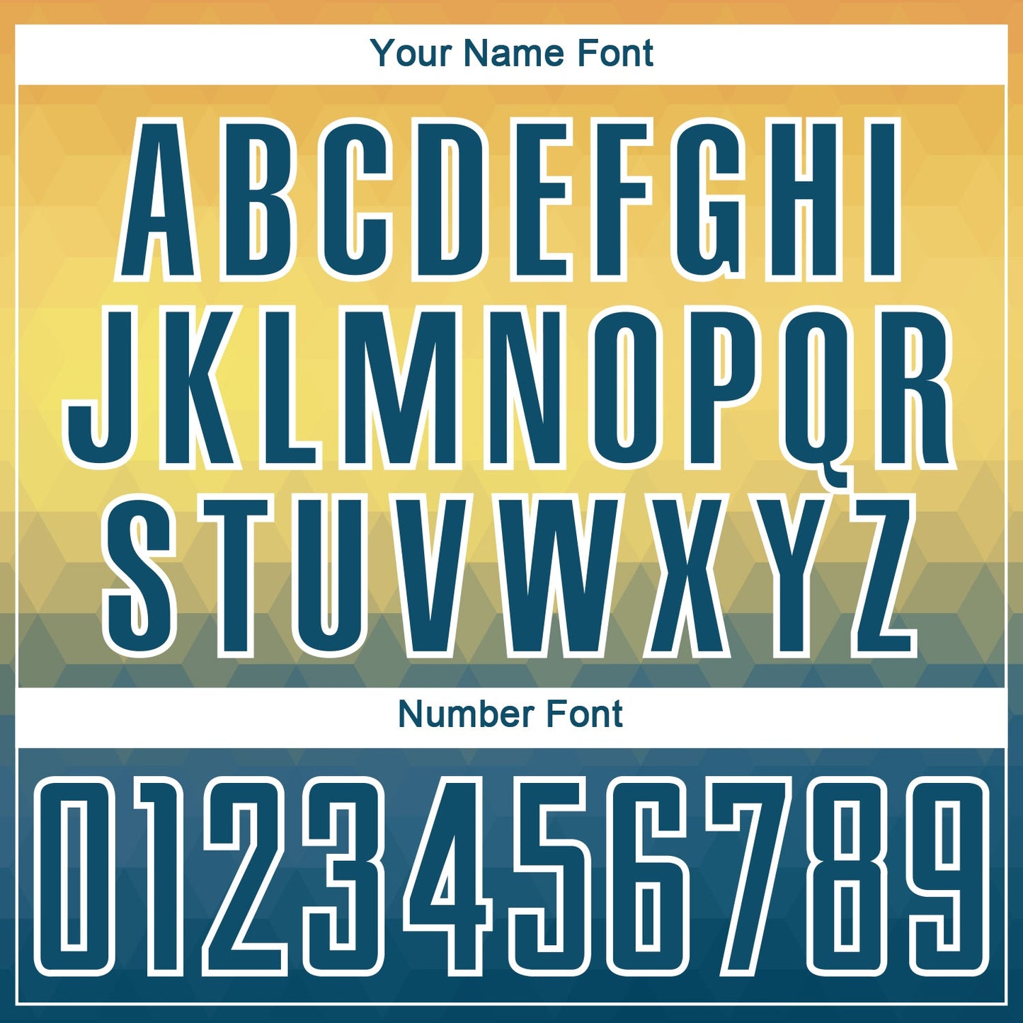 Custom Yellow US Navy Blue-White Geometric Triangle Sublimation Soccer Uniform Jersey - Sky-Custom