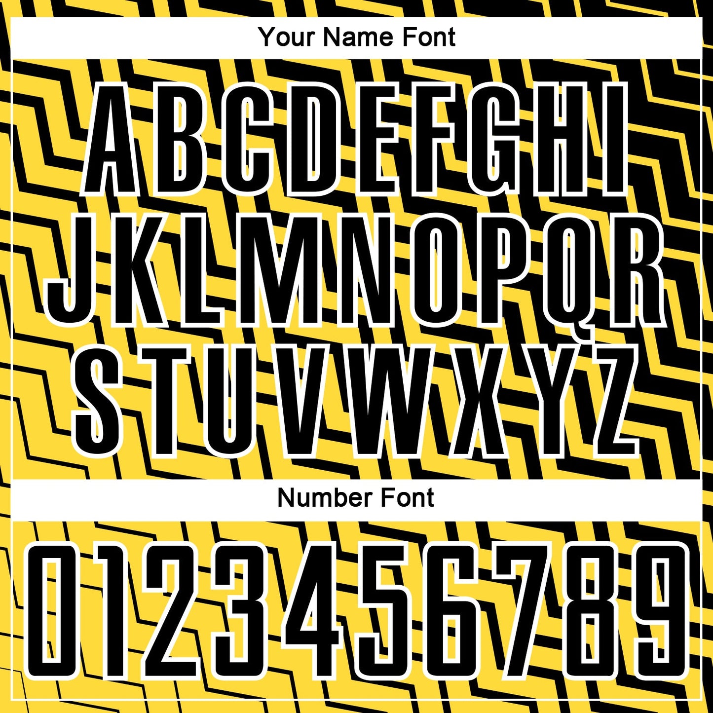 Custom Yellow Black-White Geometric Lines Sublimation Soccer Uniform Jersey - Sky-Custom