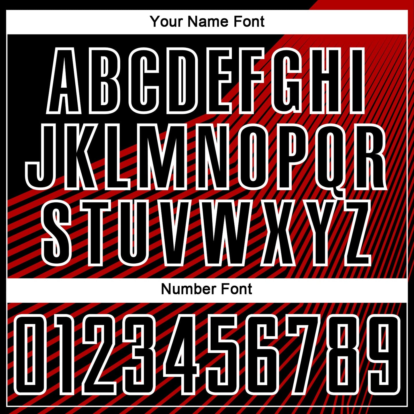 Custom Black Red-White Lines Sublimation Soccer Uniform Jersey - Sky-Custom