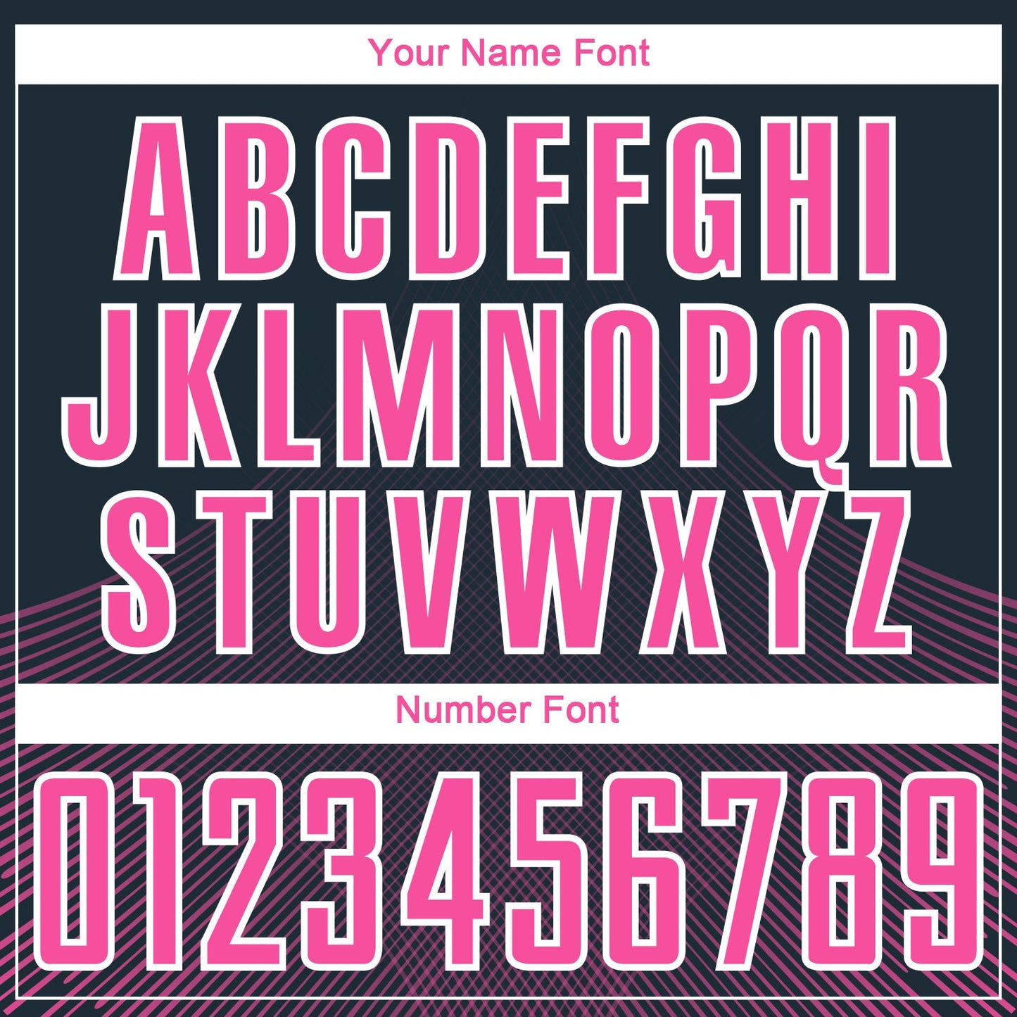 Custom Navy Pink-White Lines Sublimation Soccer Uniform Jersey - Sky-Custom