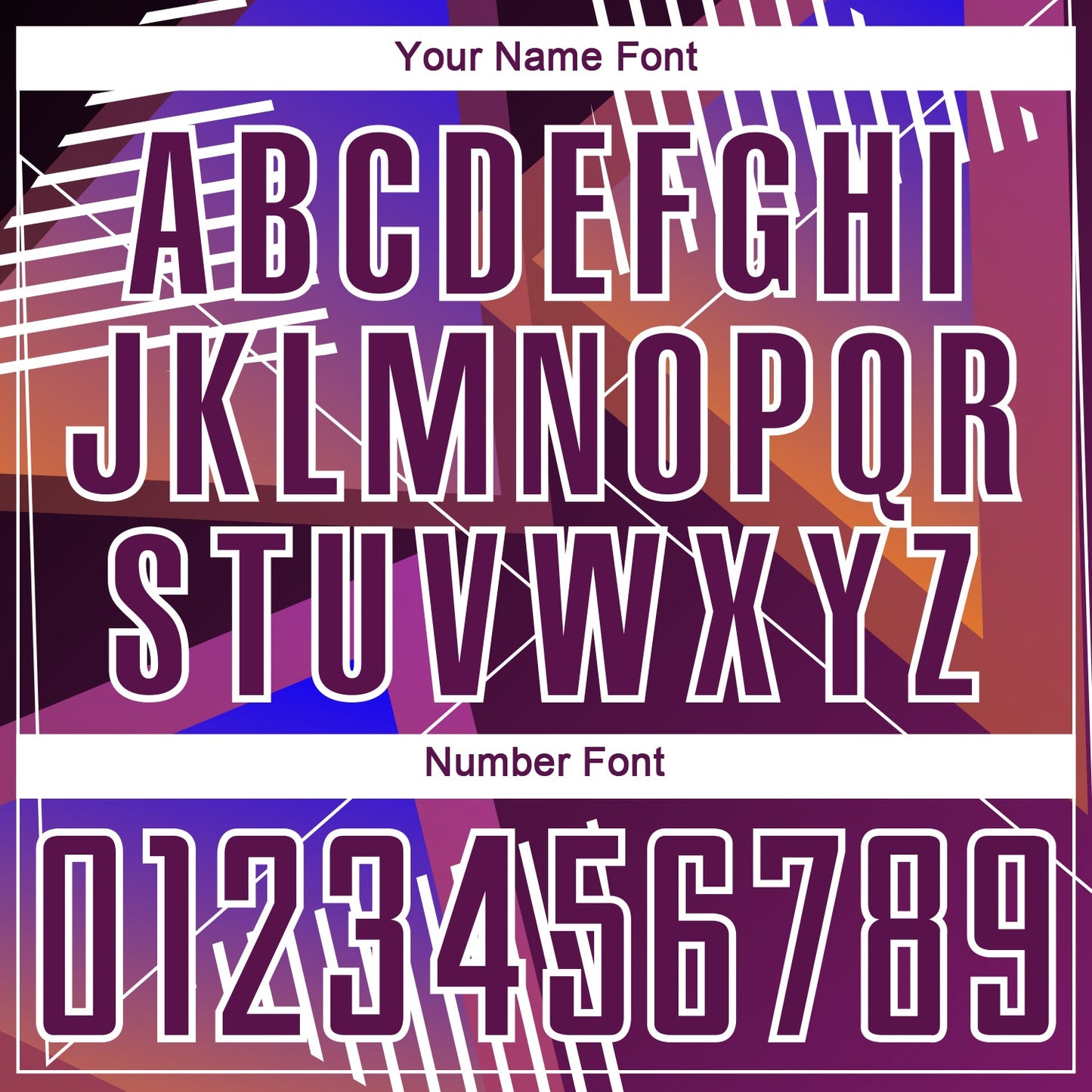 Custom Purple White Geometric Shapes Sublimation Soccer Uniform Jersey - Sky-Custom