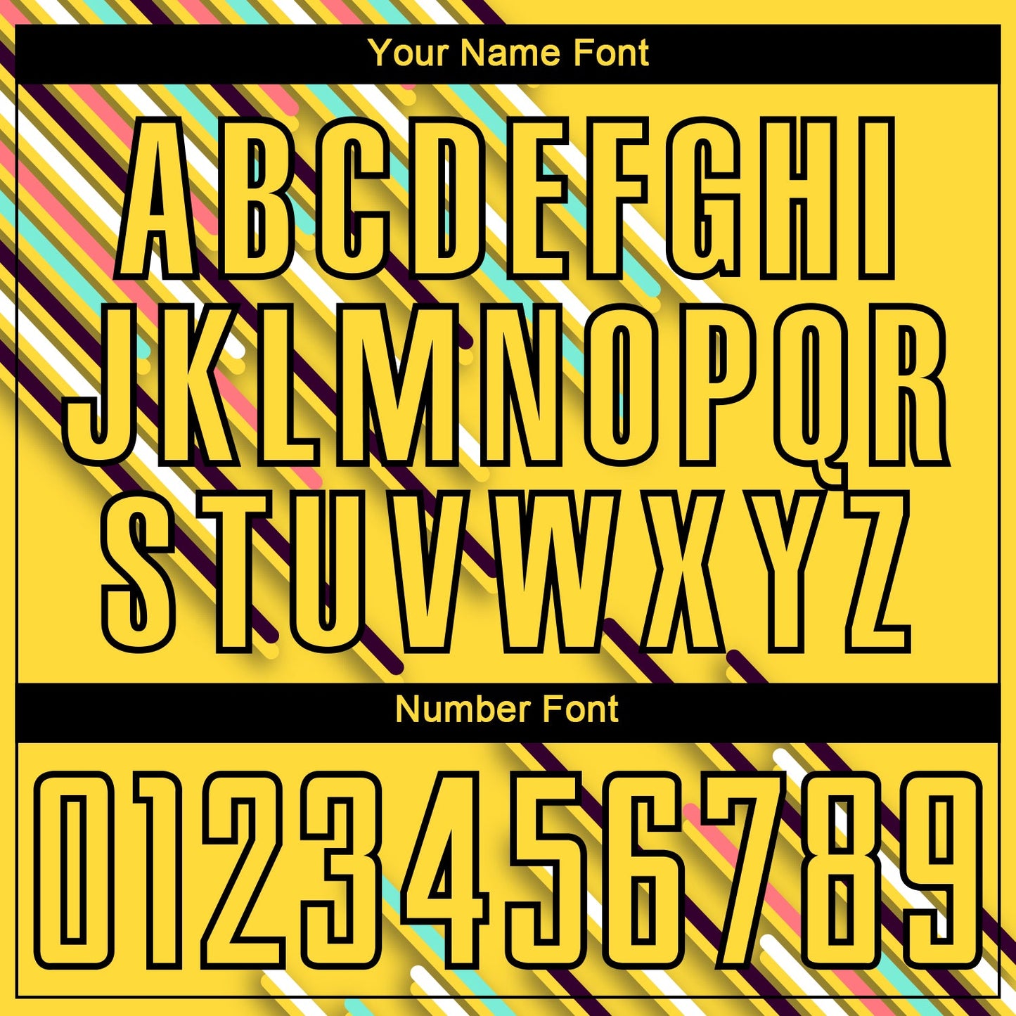 Custom Yellow Black Lines Sublimation Soccer Uniform Jersey - Sky-Custom