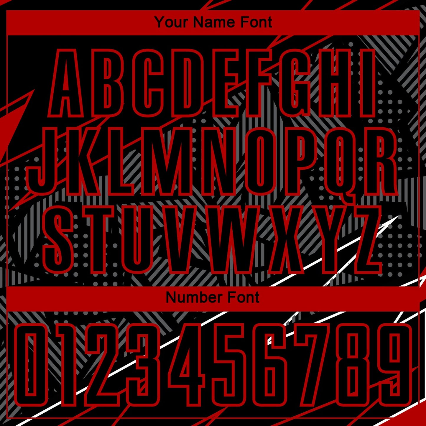 Custom Black Red Lines Sublimation Soccer Uniform Jersey - Sky-Custom