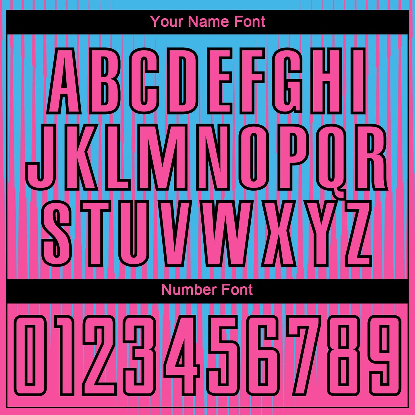 Custom Sky Blue Pink-Black Lines Sublimation Soccer Uniform Jersey - Sky-Custom