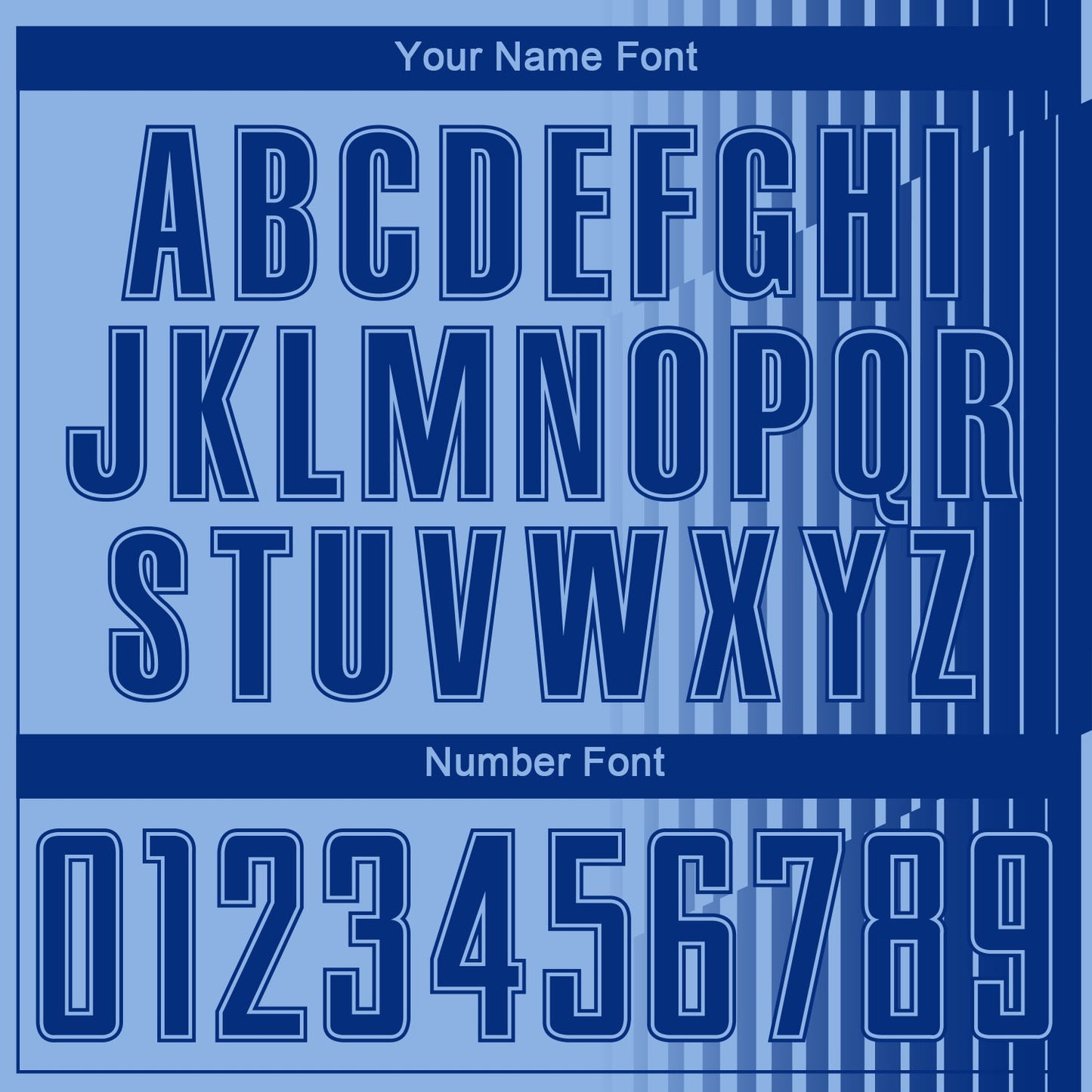 Custom Light Blue Royal Lines Sublimation Soccer Uniform Jersey - Sky-Custom