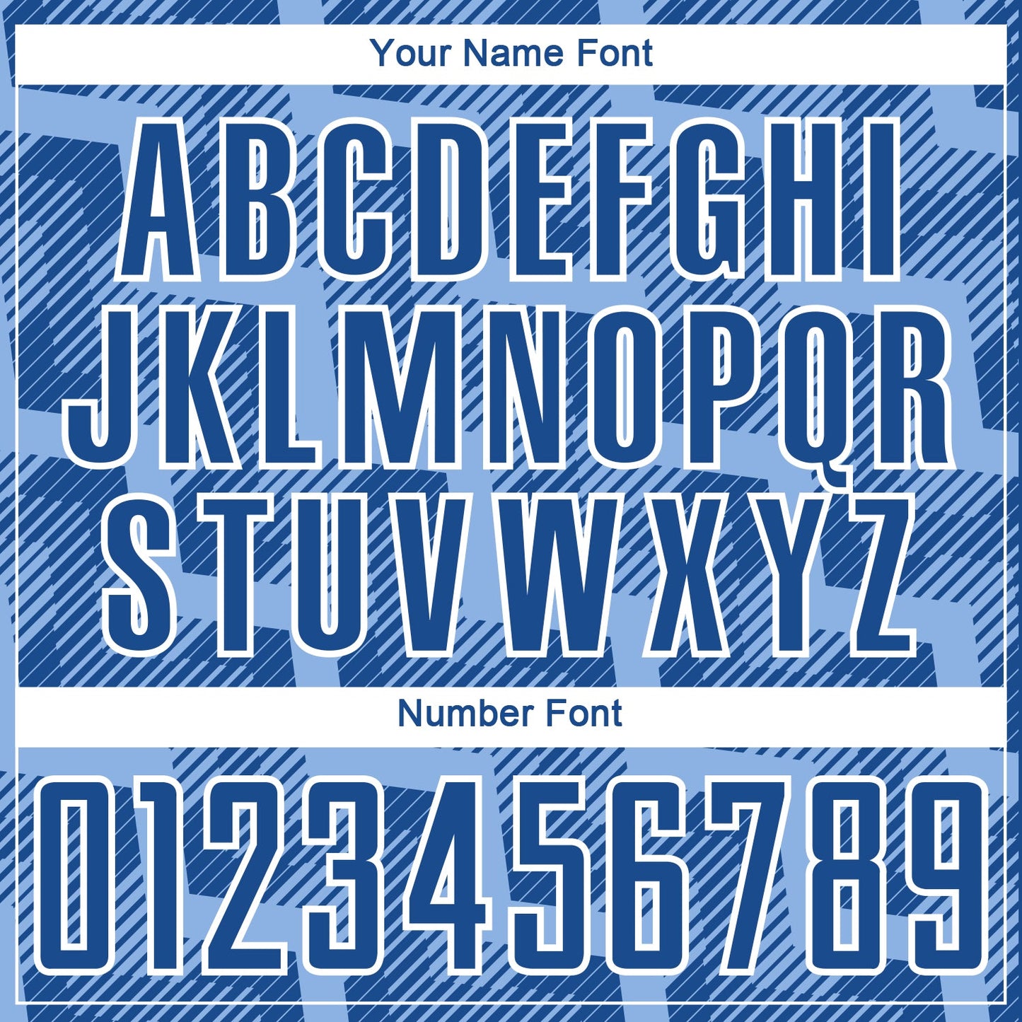 Custom Royal Light Blue-White Lines Sublimation Soccer Uniform Jersey - Sky-Custom