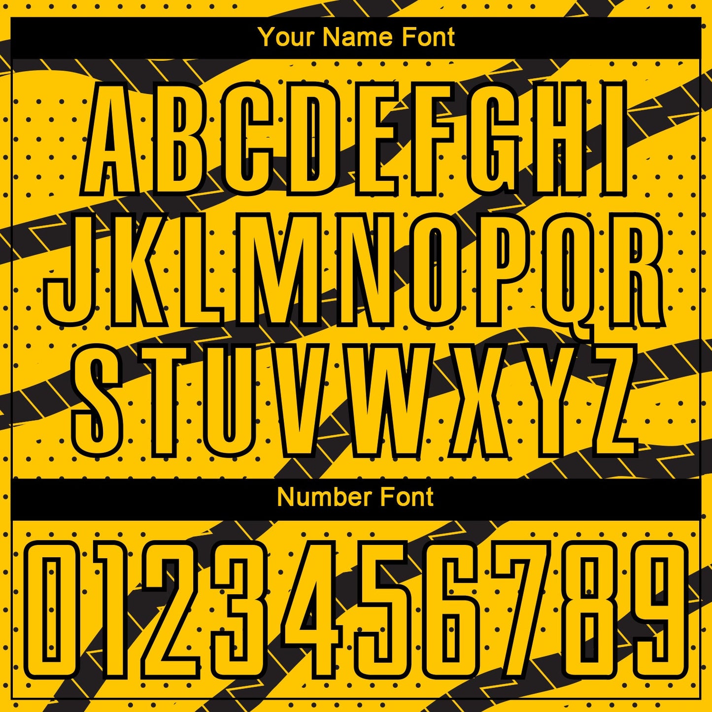 Custom Yellow Black Lines And Dots Sublimation Soccer Uniform Jersey - Sky-Custom