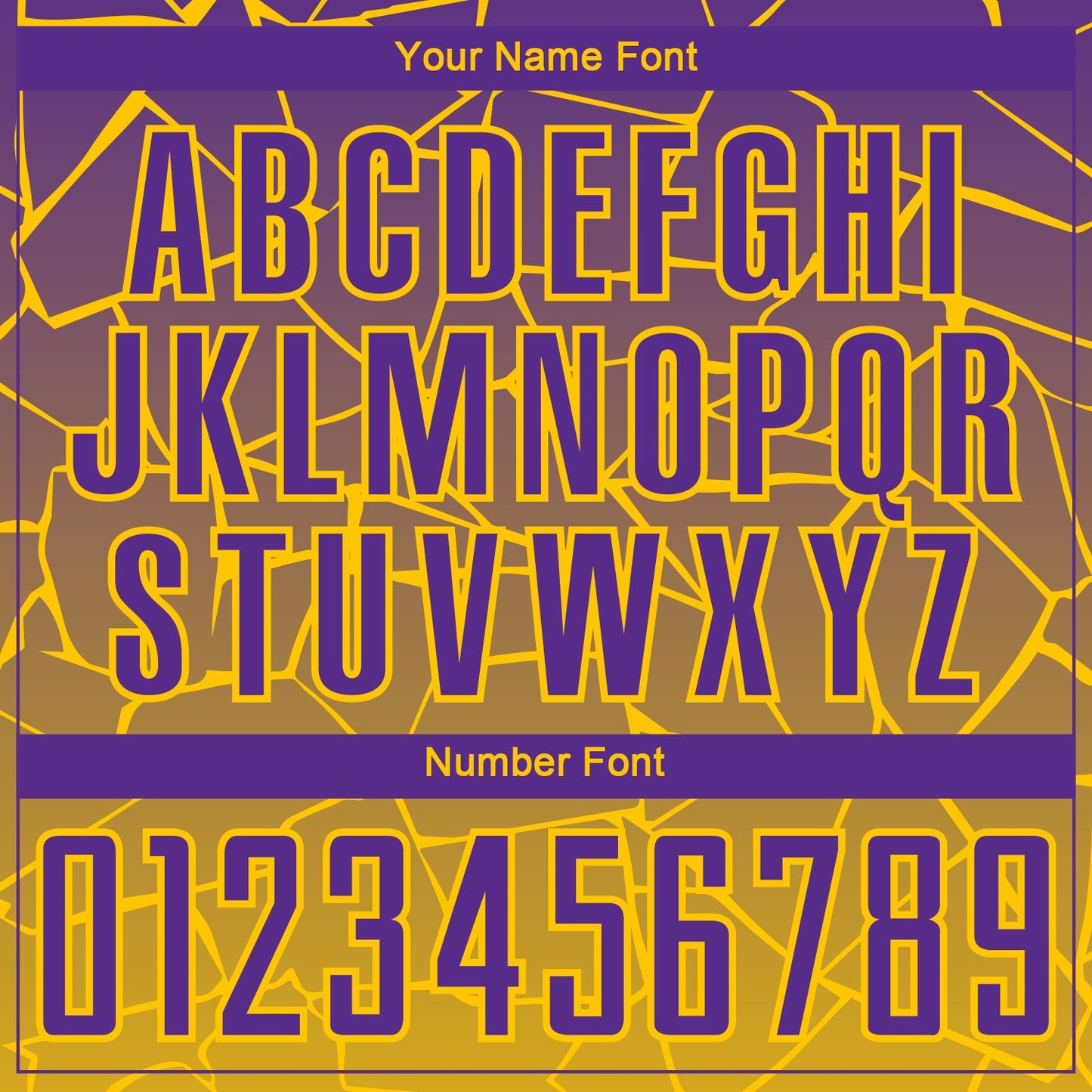 Custom Gold Purple Lines Sublimation Soccer Uniform Jersey - Sky-Custom