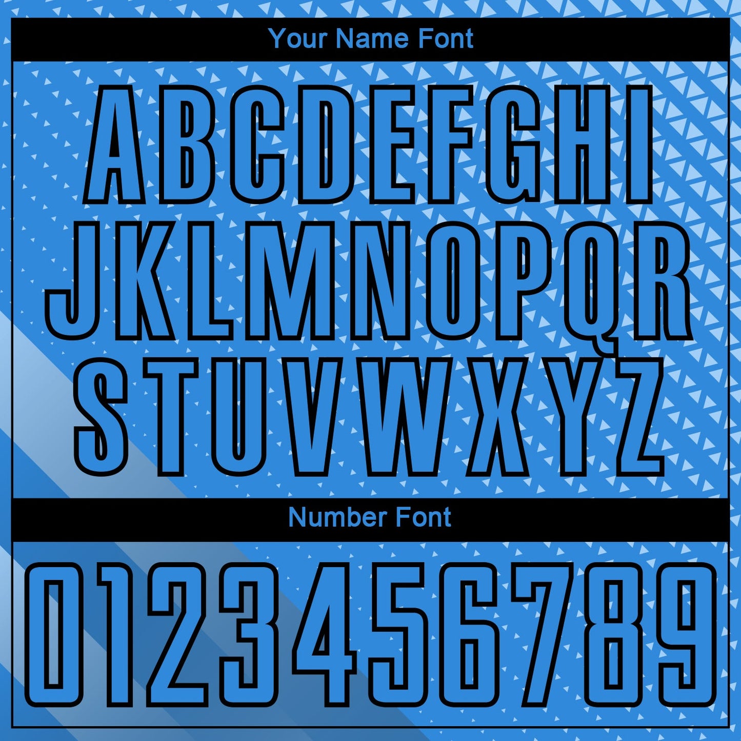 Custom Lakes Blue Black Geometric Shapes Sublimation Soccer Uniform Jersey - Sky-Custom