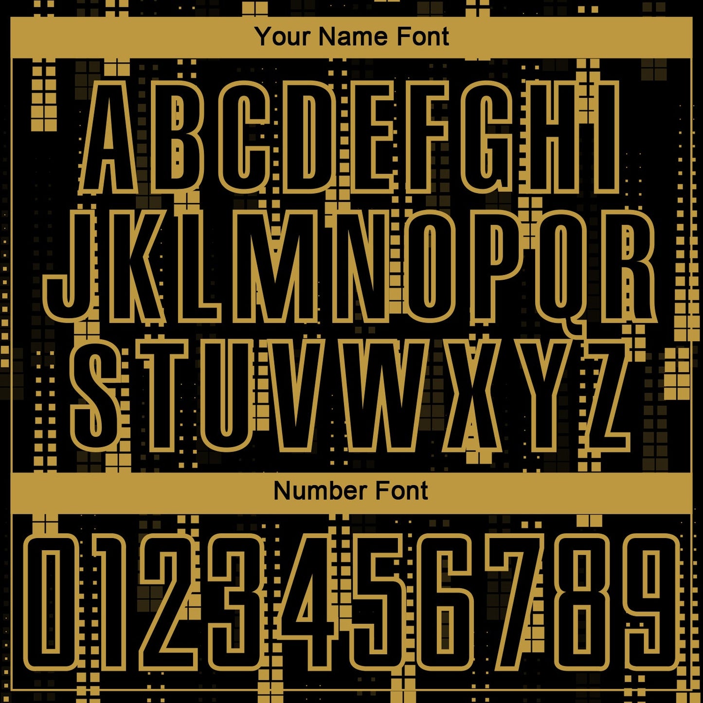 Custom Black Old Gold Geometric Shapes Sublimation Soccer Uniform Jersey - Sky-Custom