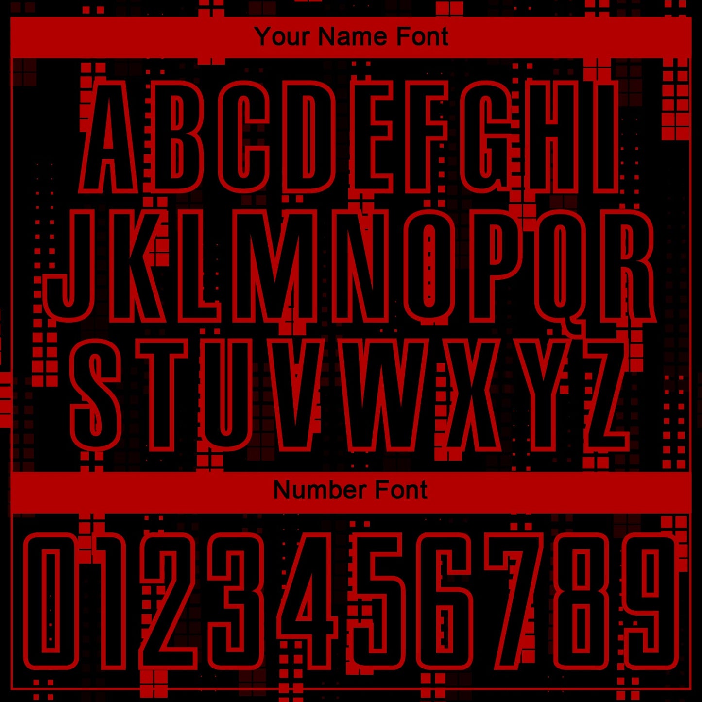 Custom Black Red Geometric Shapes Sublimation Soccer Uniform Jersey - Sky-Custom