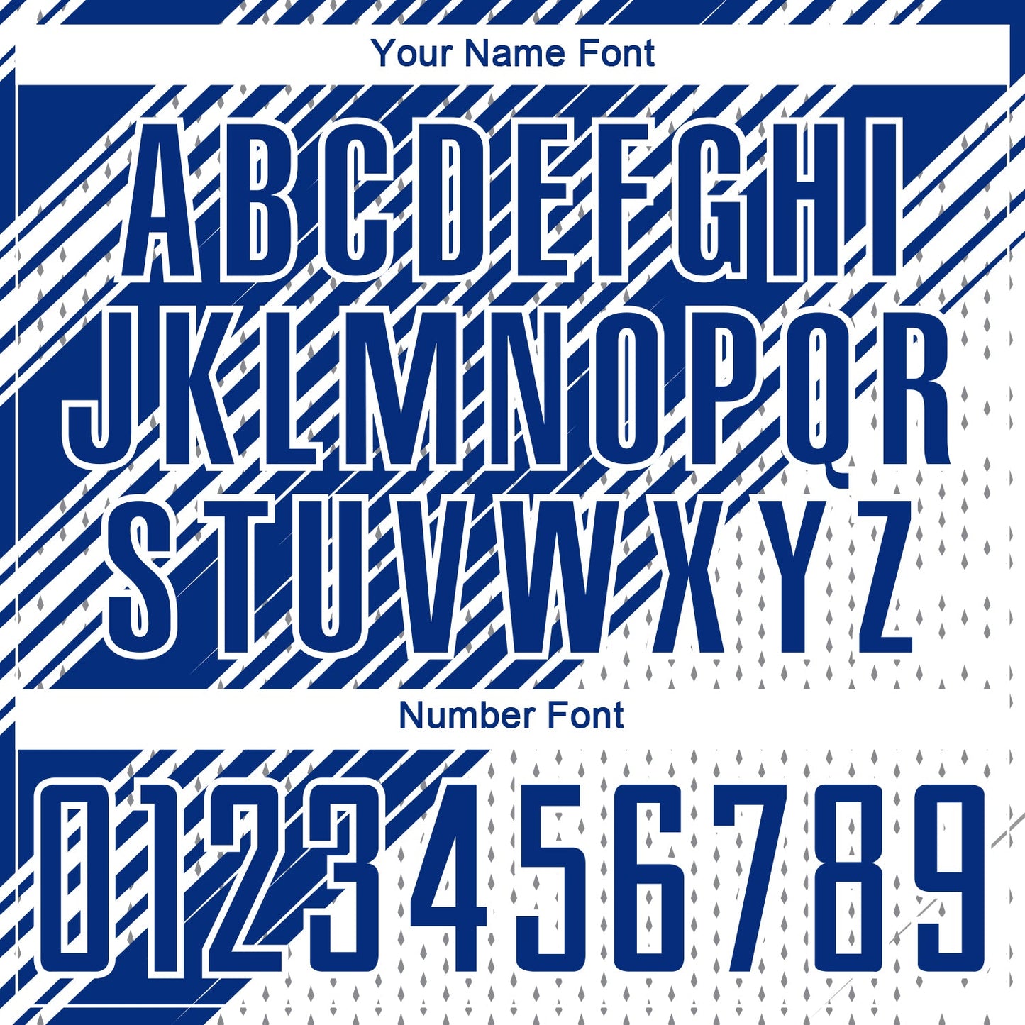 Custom Royal White Diagonal Lines Sublimation Soccer Uniform Jersey - Sky-Custom