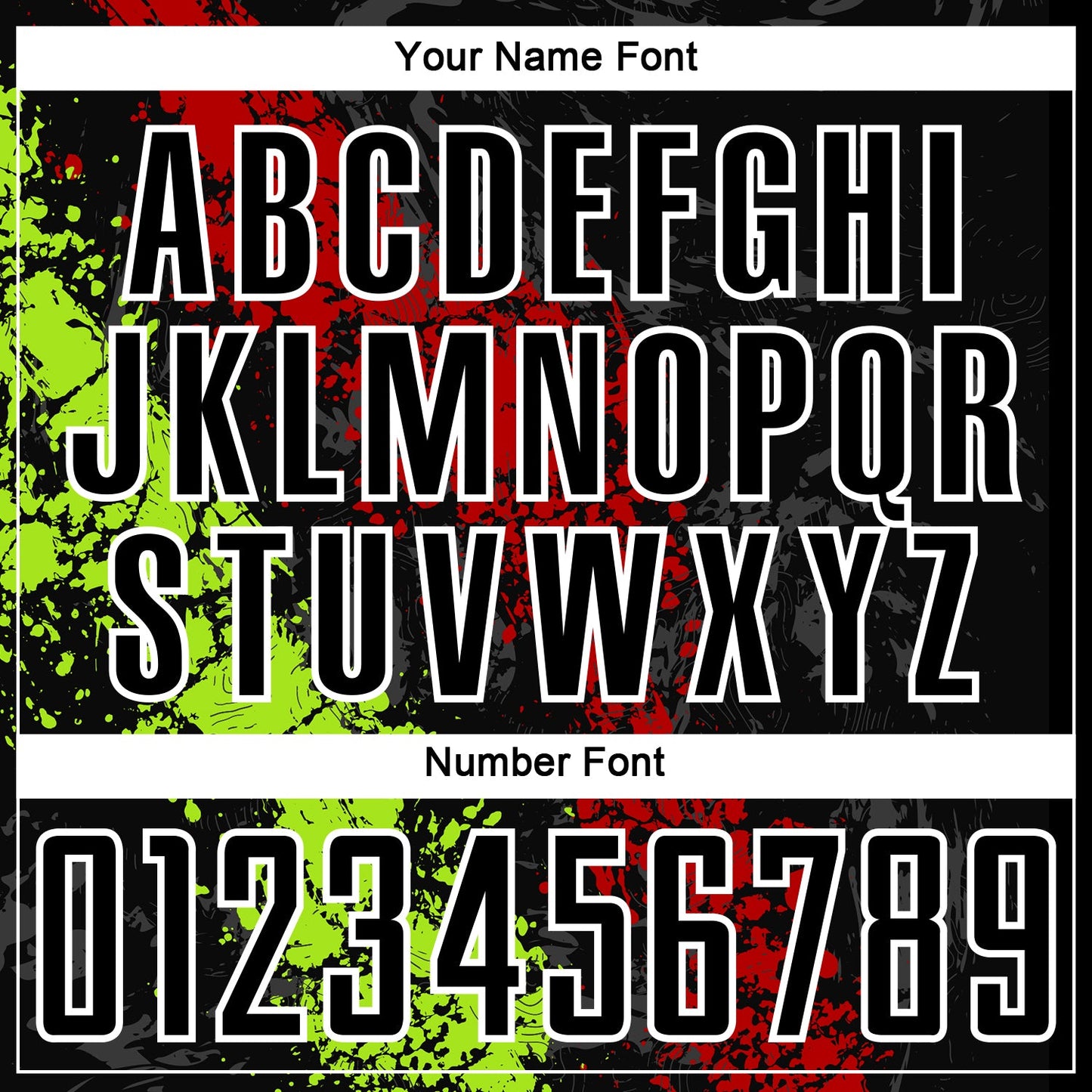 Custom Black Red-Neon Green Dripping Splatter Art Sublimation Soccer Uniform Jersey - Sky-Custom