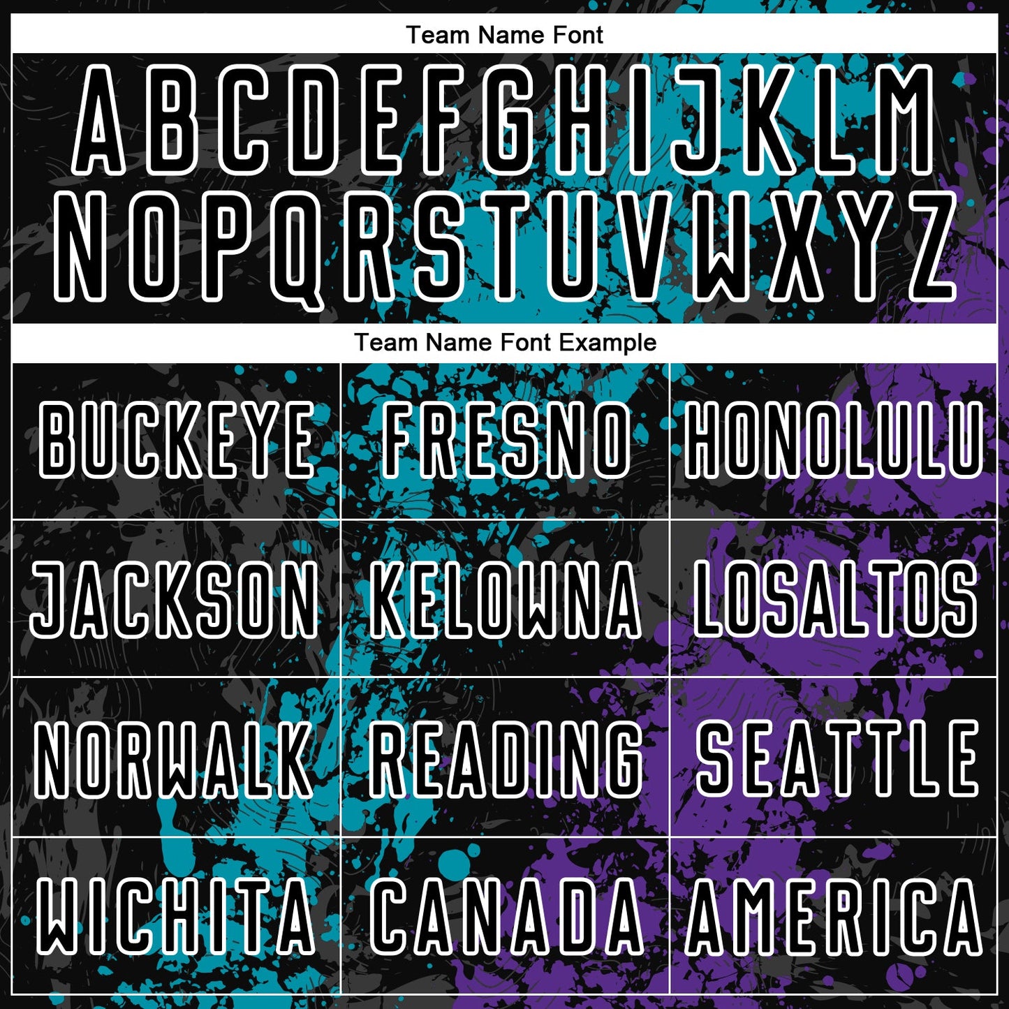 Custom Black Teal-Purple Dripping Splatter Art Sublimation Soccer Uniform Jersey - Sky-Custom