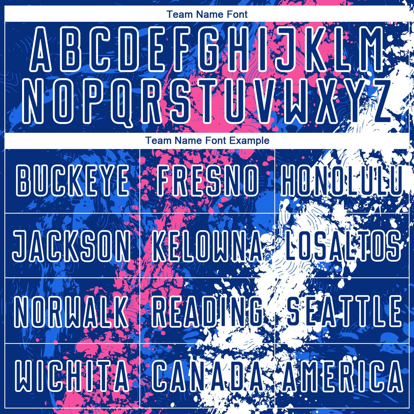 Custom Royal Pink-White Dripping Splatter Art Sublimation Soccer Uniform Jersey - Sky-Custom
