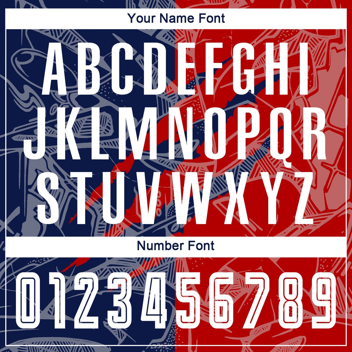 Custom Graffiti Pattern Red-Navy USA Scratch Sublimation Soccer Uniform Jersey - Sky-Custom