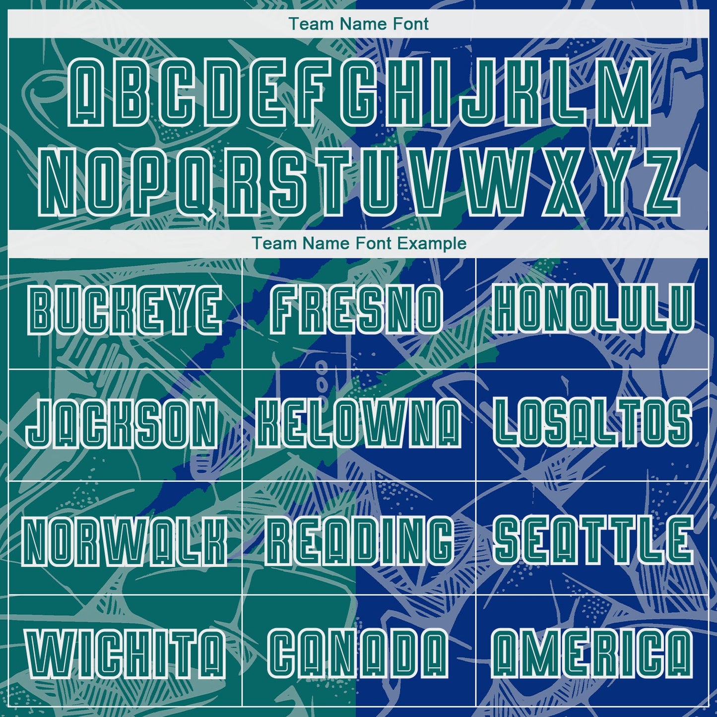 Custom Graffiti Pattern Teal-Royal Scratch Sublimation Soccer Uniform Jersey - Sky-Custom