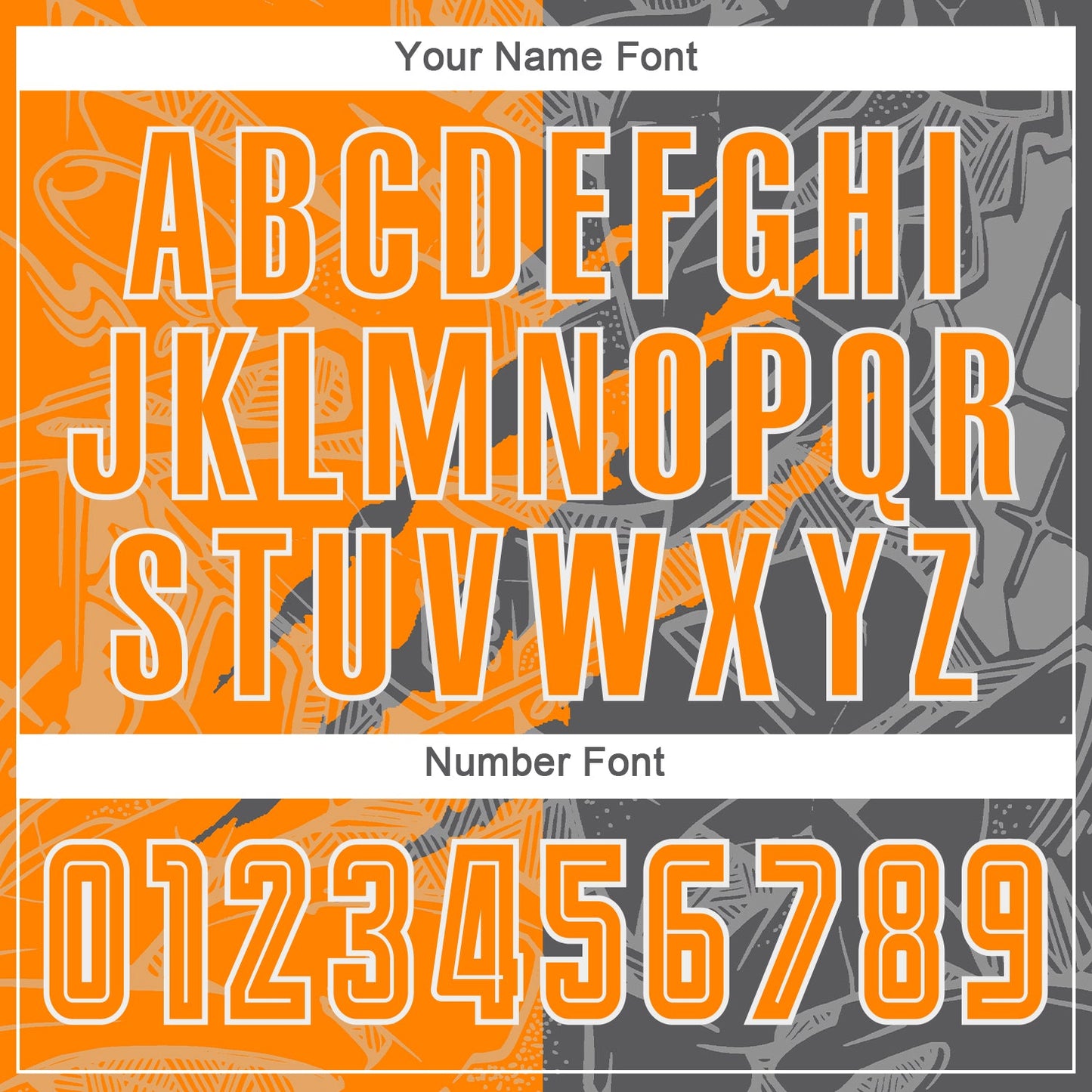 Custom Graffiti Pattern Bay Orange-Steel Gray Scratch Sublimation Soccer Uniform Jersey - Sky-Custom