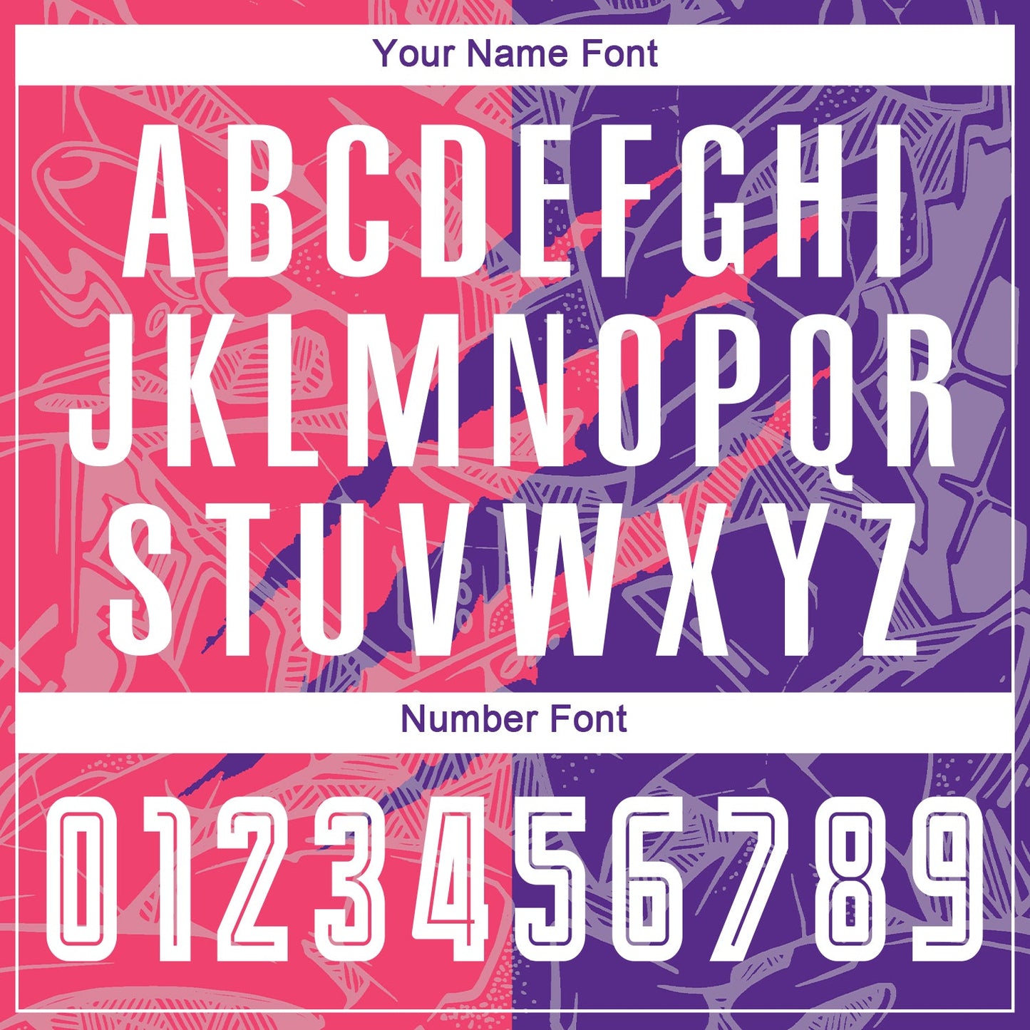 Custom Graffiti Pattern Neon Pink-Purple Scratch Sublimation Soccer Uniform Jersey - Sky-Custom