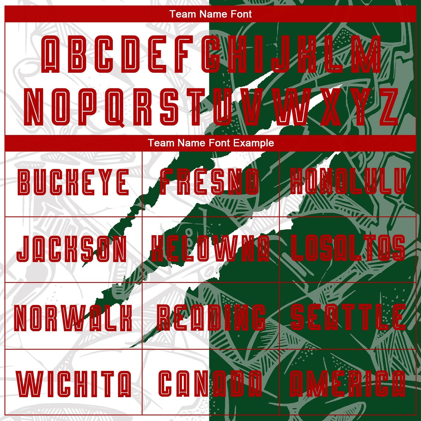 Custom Graffiti Pattern Red-Green Scratch Sublimation Soccer Uniform Jersey - Sky-Custom