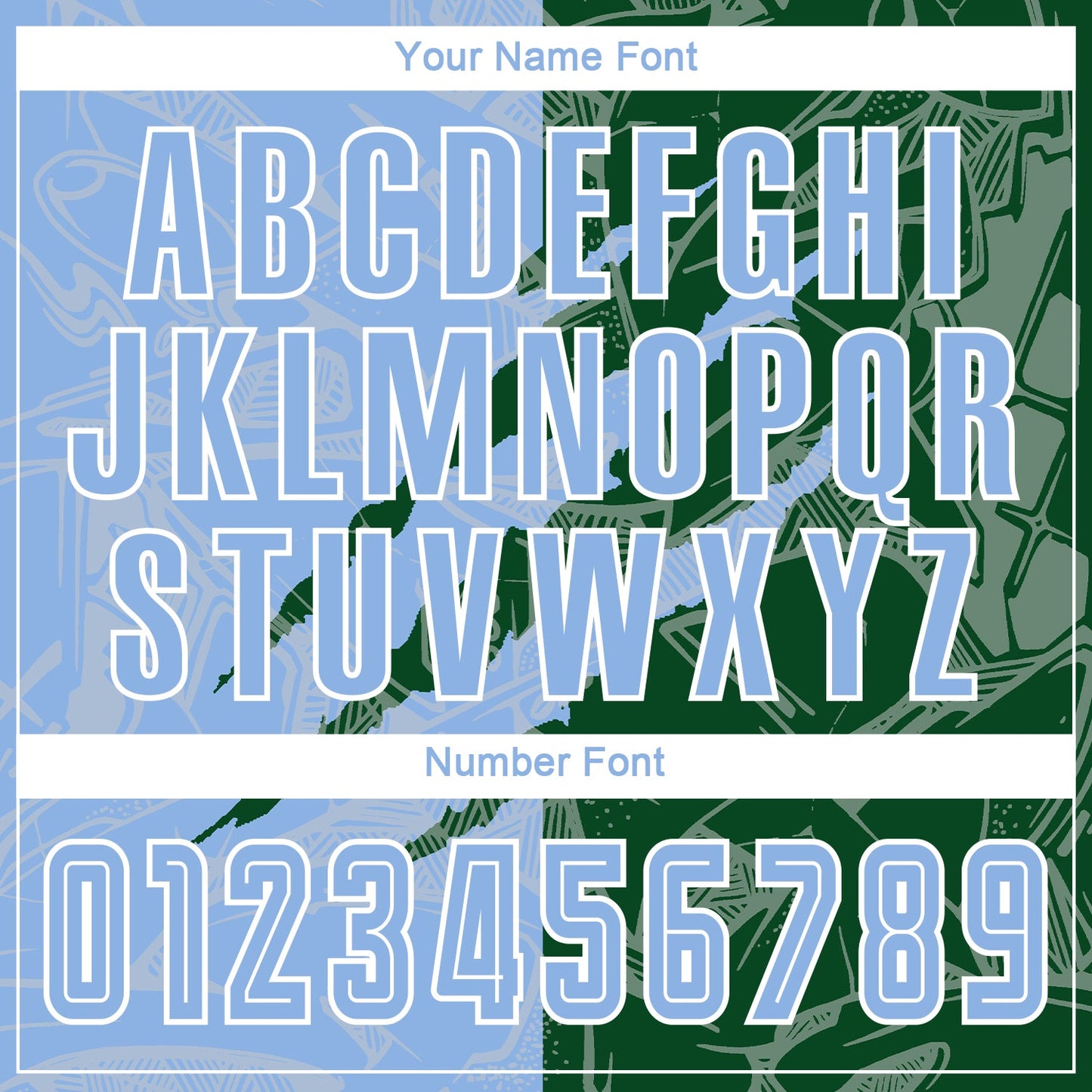 Custom Graffiti Pattern Light Blue-Green Scratch Sublimation Soccer Uniform Jersey - Sky-Custom