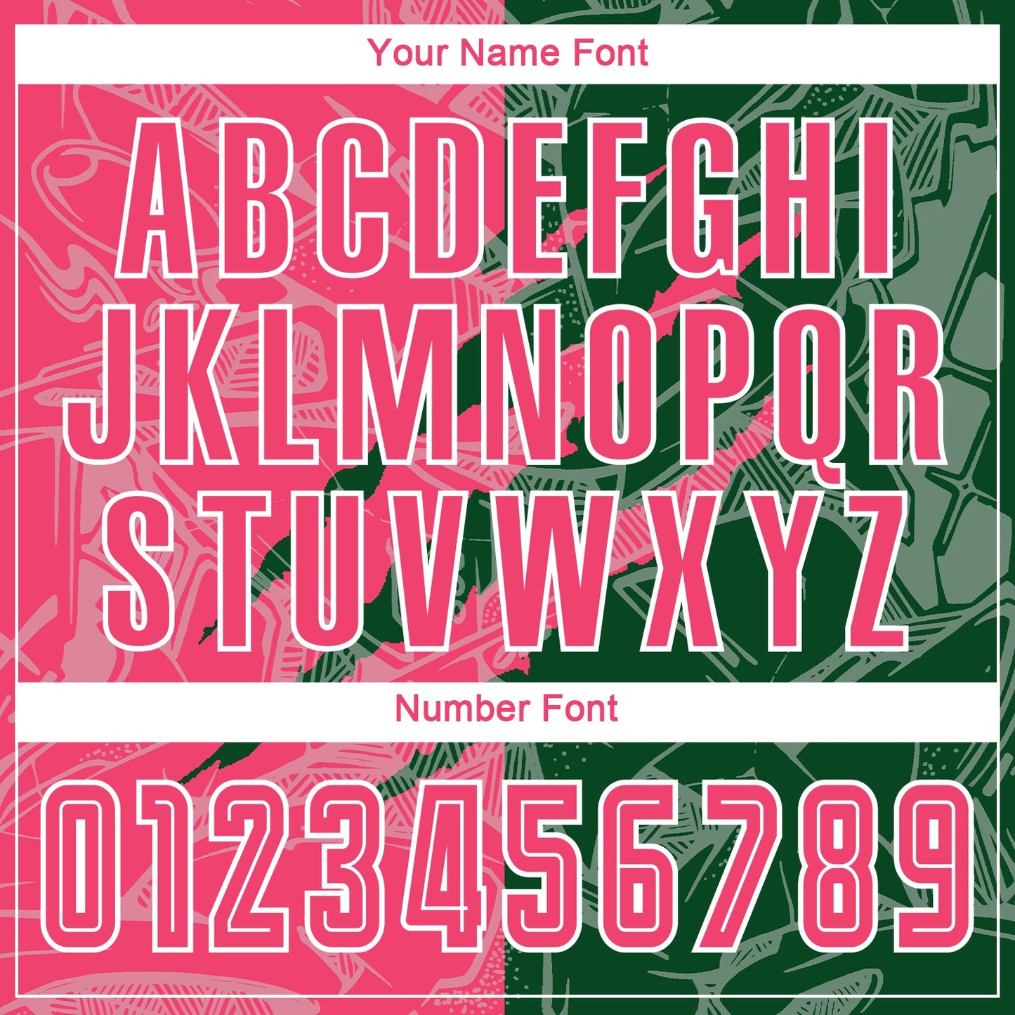 Custom Graffiti Pattern Neon Pink-Green Scratch Sublimation Soccer Uniform Jersey - Sky-Custom