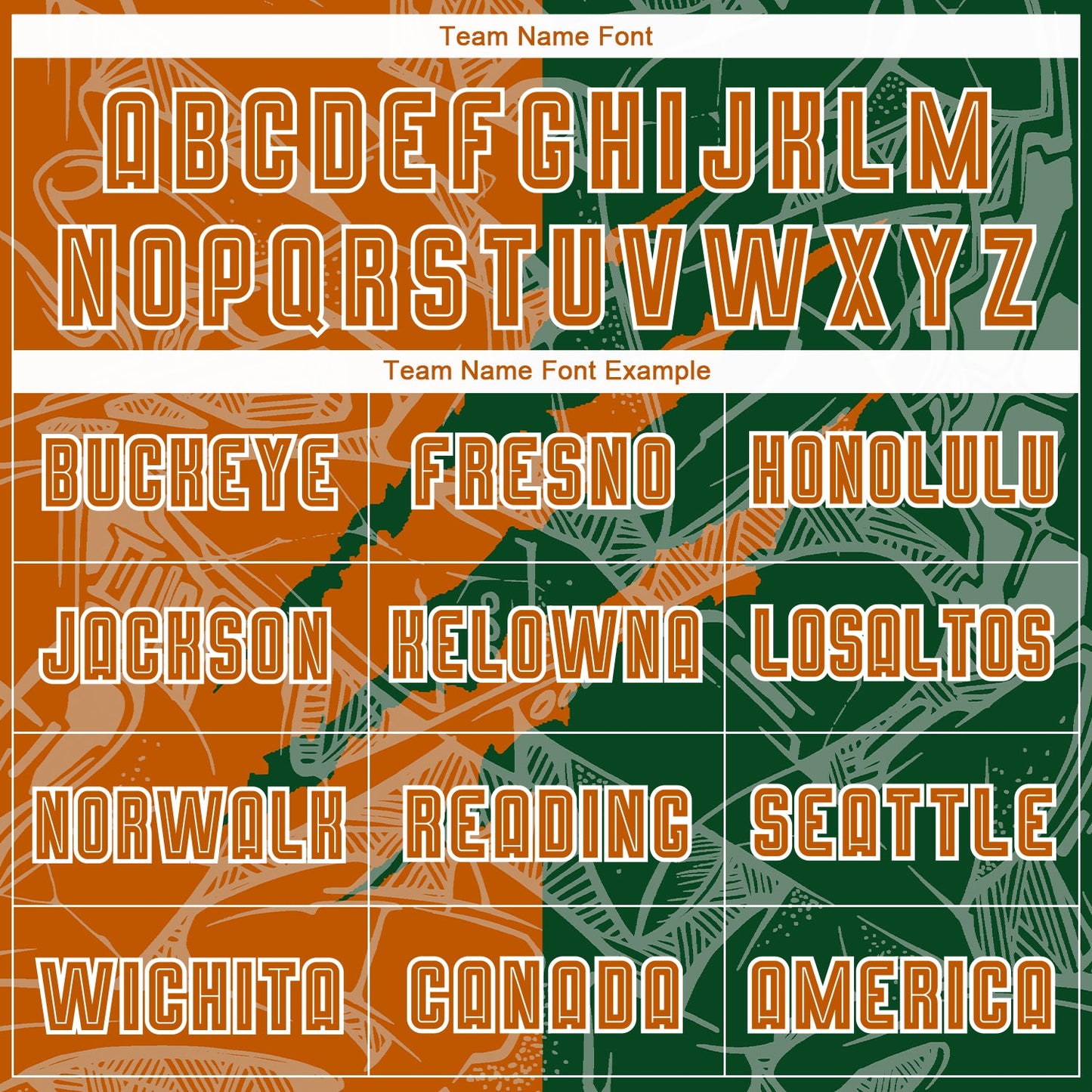 Custom Graffiti Pattern Texas Orange-Green Scratch Sublimation Soccer Uniform Jersey - Sky-Custom