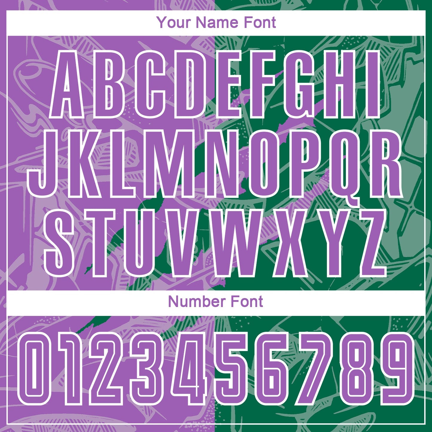 Custom Graffiti Pattern Medium Purple-Kelly Green Scratch Sublimation Soccer Uniform Jersey - Sky-Custom