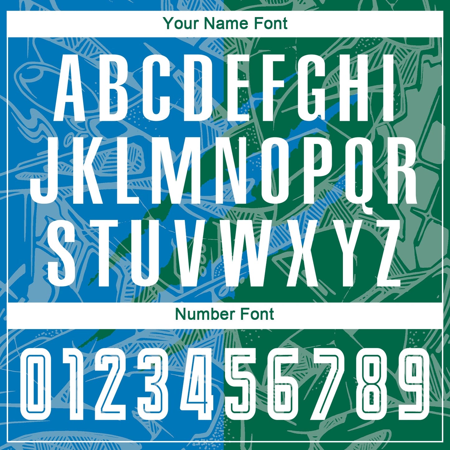 Custom Graffiti Pattern Blue-Kelly Green Scratch Sublimation Soccer Uniform Jersey - Sky-Custom