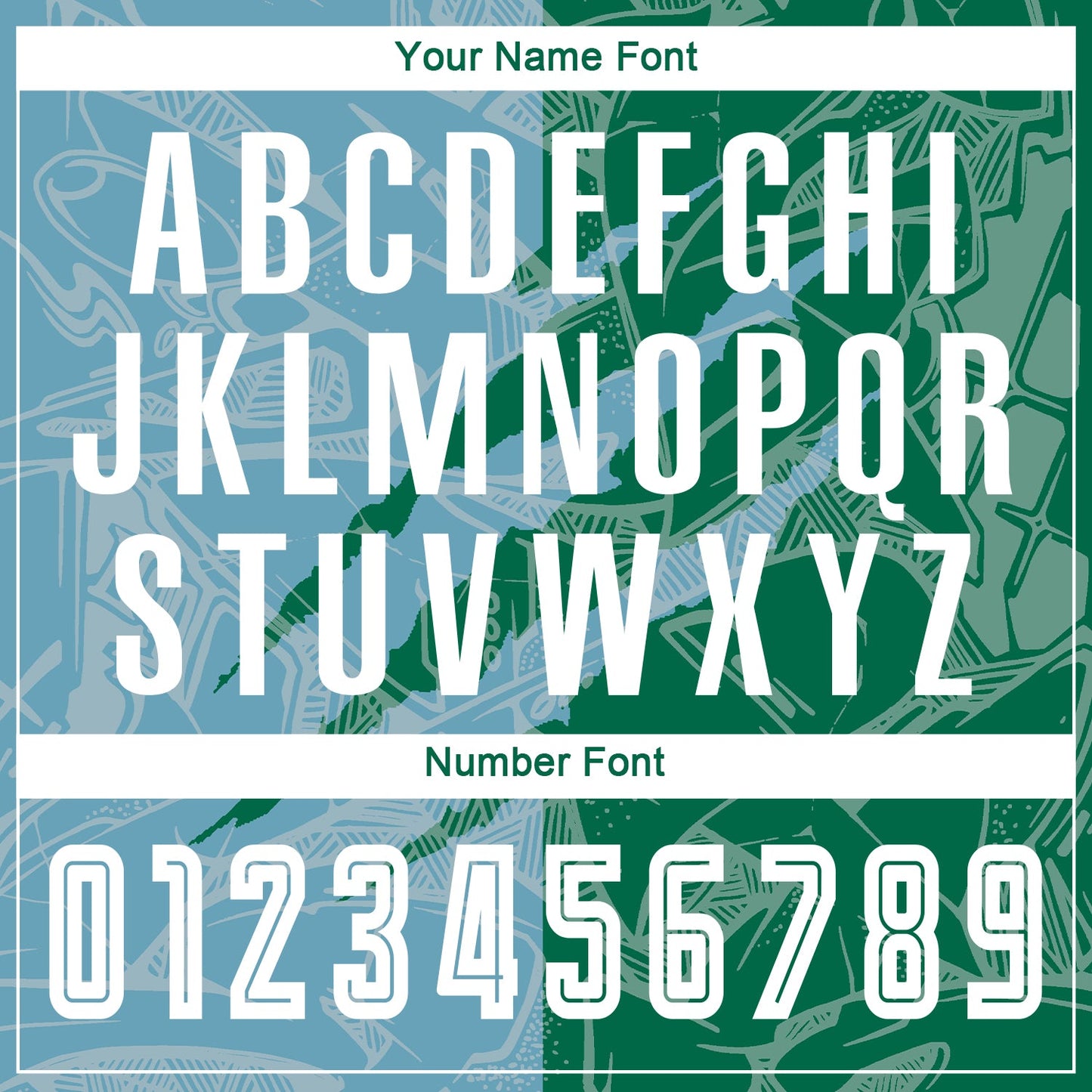 Custom Graffiti Pattern Shadow Blue-Kelly Green Scratch Sublimation Soccer Uniform Jersey - Sky-Custom