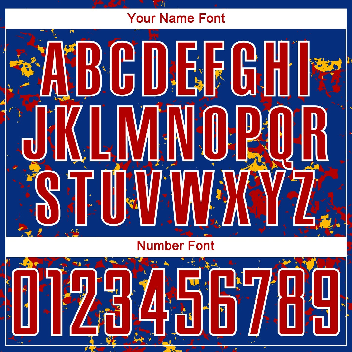 Custom Royal Red-Gold Abstract Fragment Art Sublimation Soccer Uniform Jersey - Sky-Custom