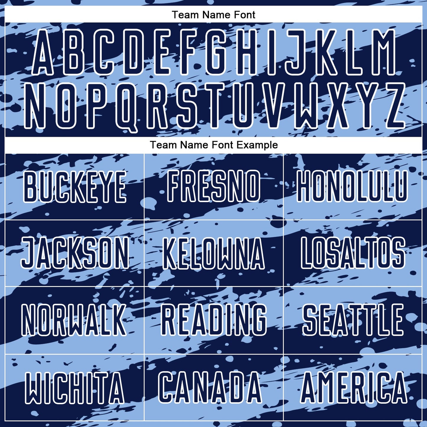 Custom Navy Light Blue-White Splash Sublimation Soccer Uniform Jersey - Sky-Custom