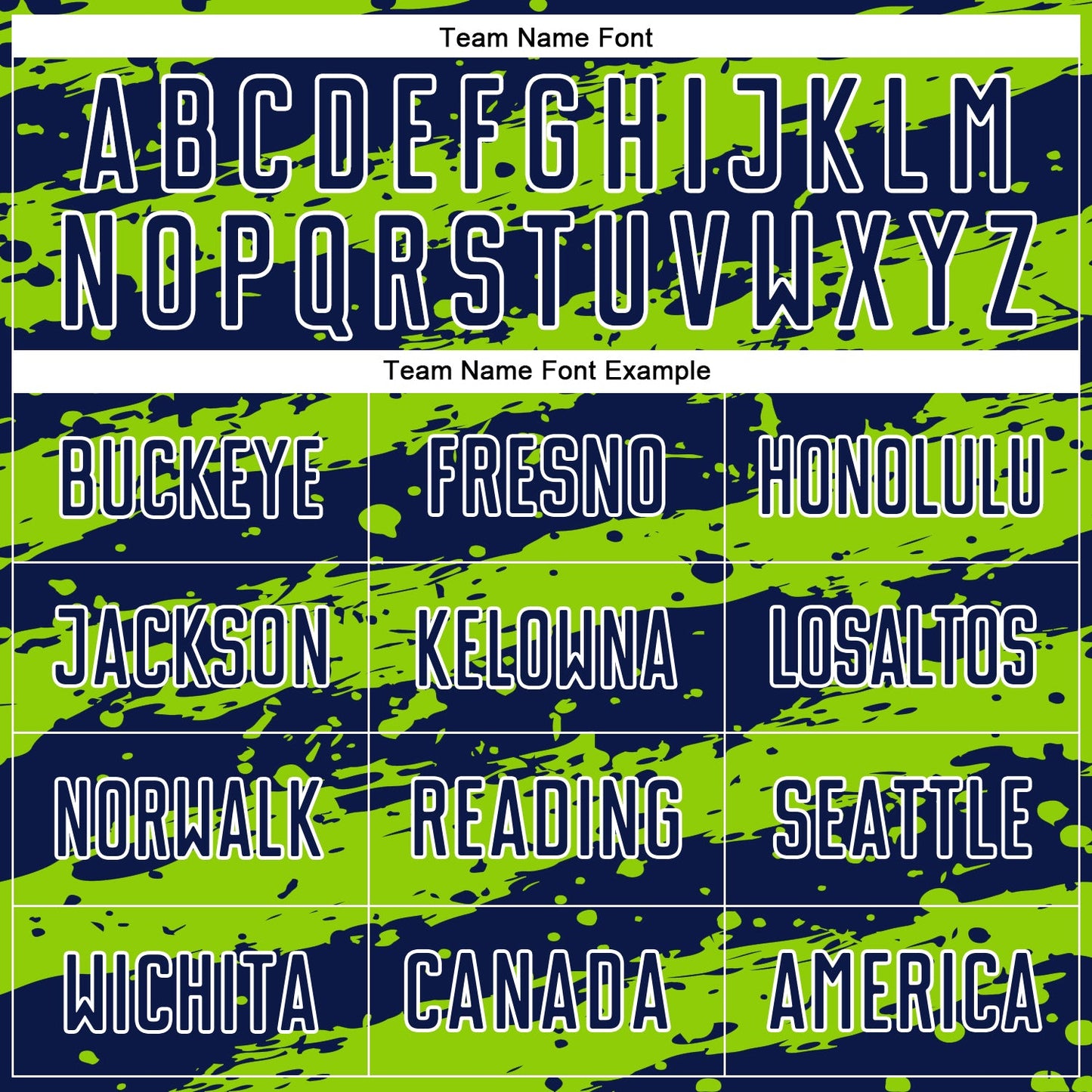 Custom Navy Neon Green-White Splash Sublimation Soccer Uniform Jersey - Sky-Custom