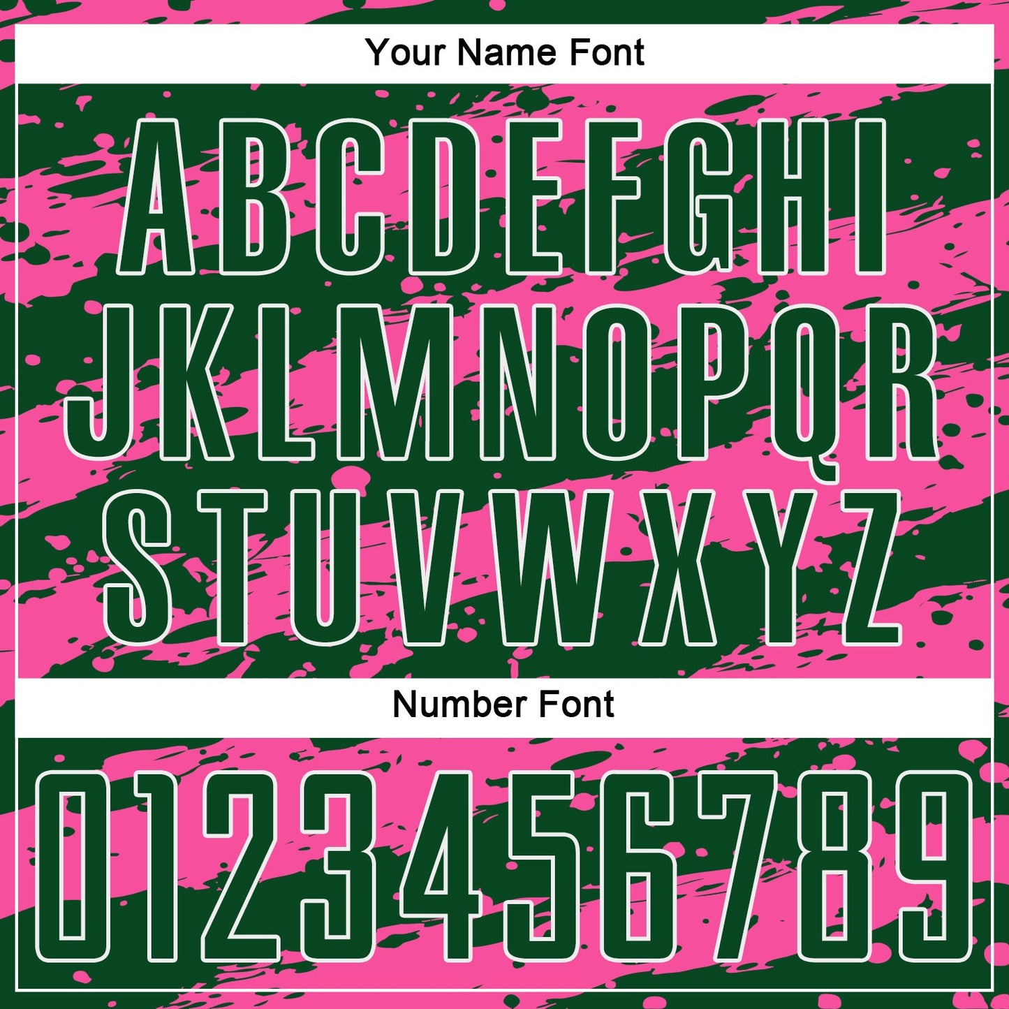 Custom Green Pink-White Splash Sublimation Soccer Uniform Jersey - Sky-Custom