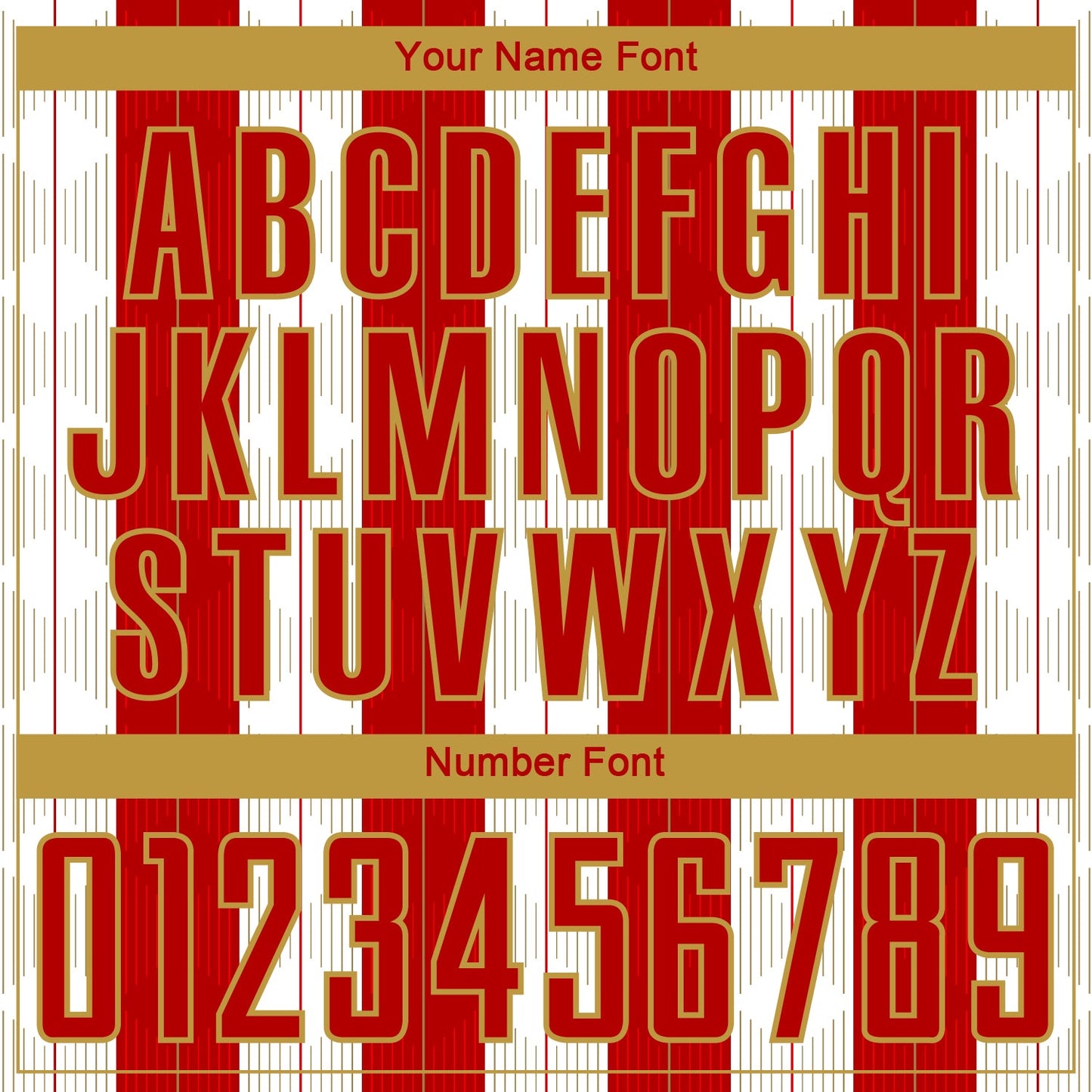 Custom Red Old Gold-White Line Sublimation Soccer Uniform Jersey - Sky-Custom