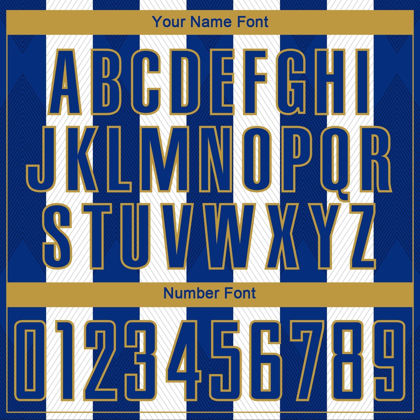 Custom White Royal-Old Gold Line Sublimation Soccer Uniform Jersey - Sky-Custom